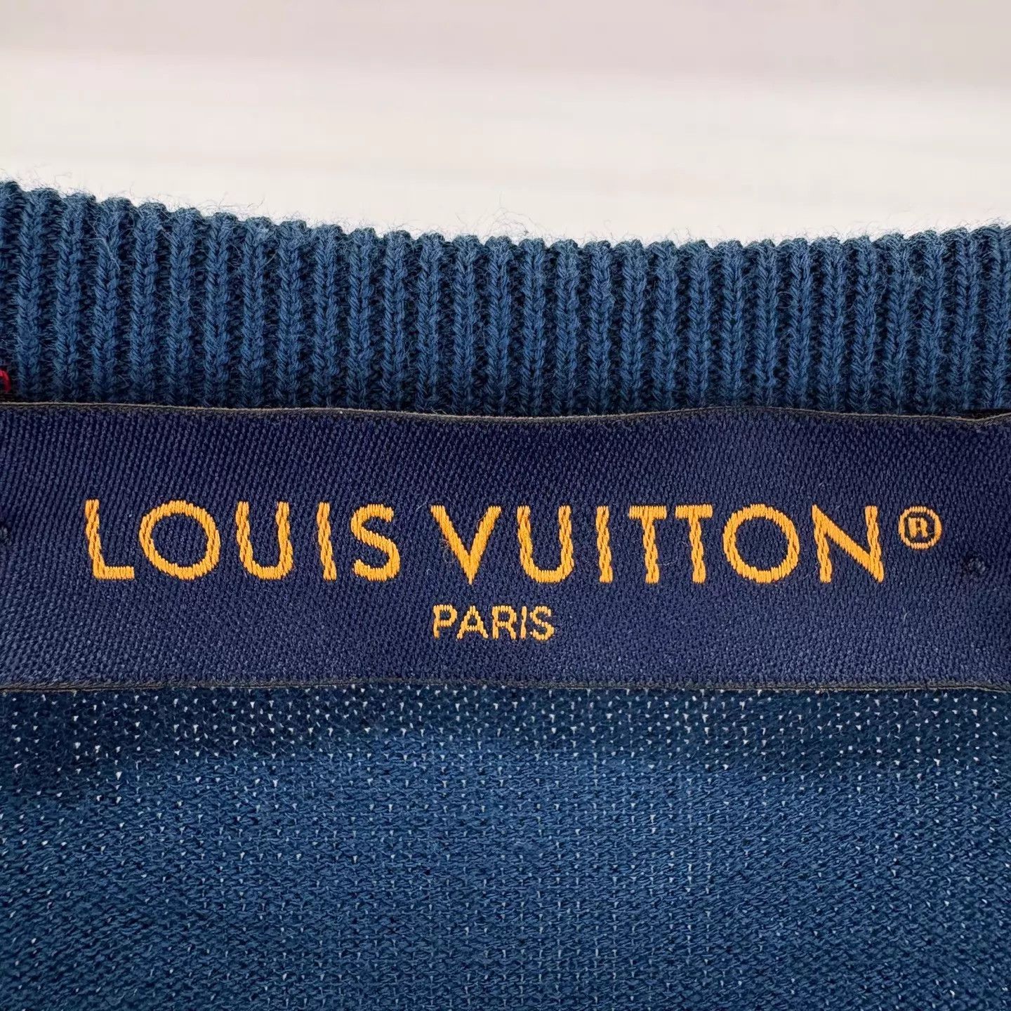 Louis Vuitton Louis Vuitton Dissolve Blue Knit Tee XL Near New with tags Size US XL / EU 56 / 4 - 6 Thumbnail