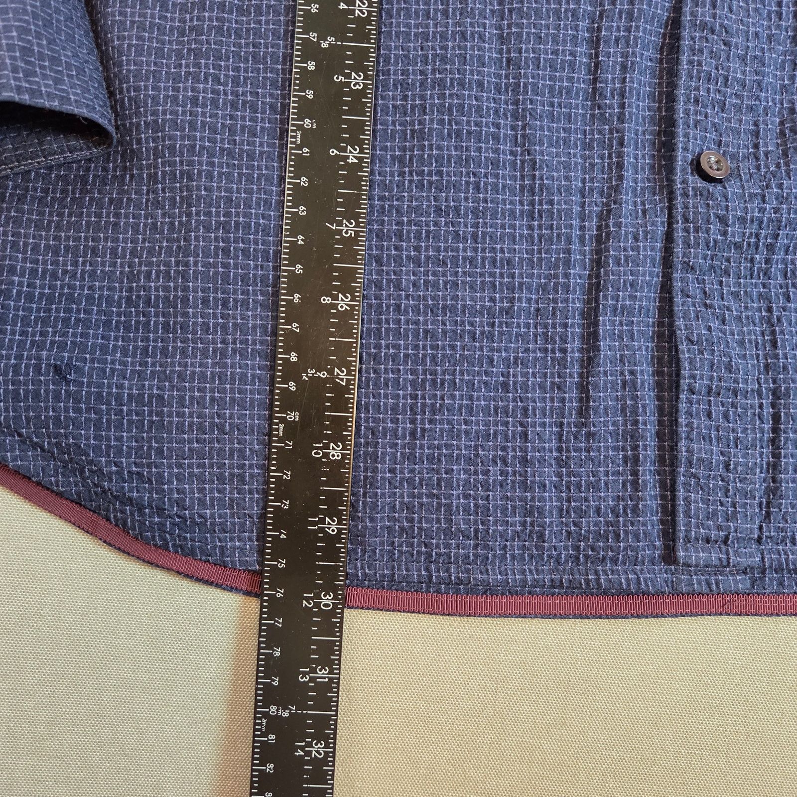 Tommy Bahama Tommy Bahama Blue Silk Cotton Shirt XL Textured Size US XL / EU 56 / 4 - 6 Thumbnail