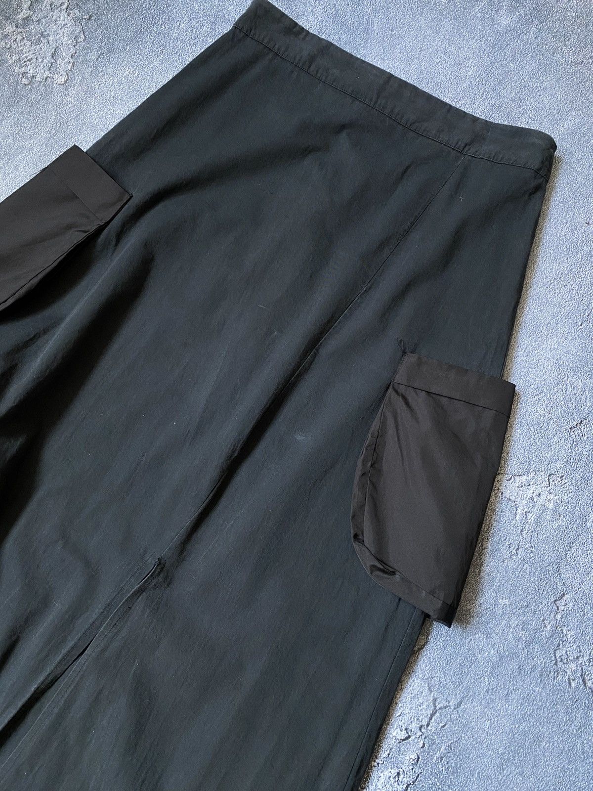 Hysteric Glamour × If Six Was Nine × Le Grande Bleu (L.G.B.) VNTG cargo pocket maxi skirt type Rick Owens junya Watanabe Size 28" / US 6 / IT 42 - 4 Thumbnail