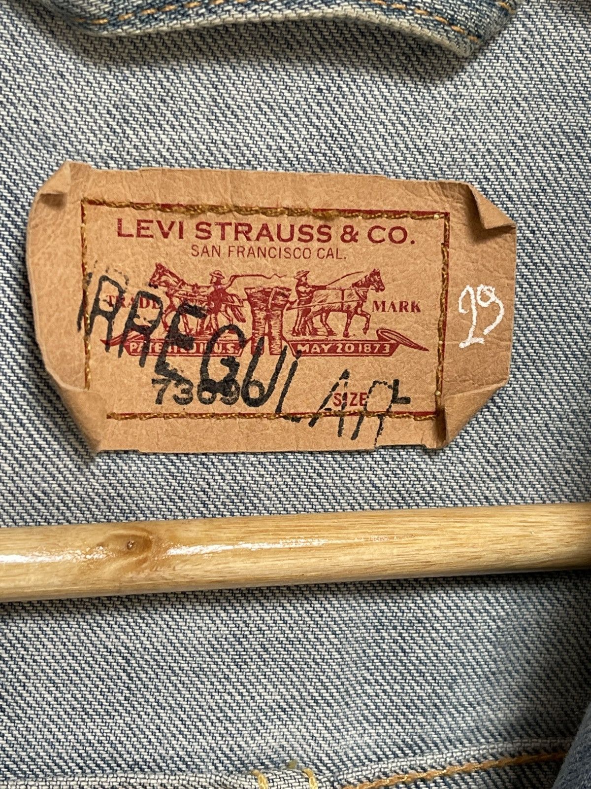 Levi's × Vintage Vintage Levi’s Denim Jacket Equestrian 90s Size L / US 10 / IT 46 - 4 Thumbnail
