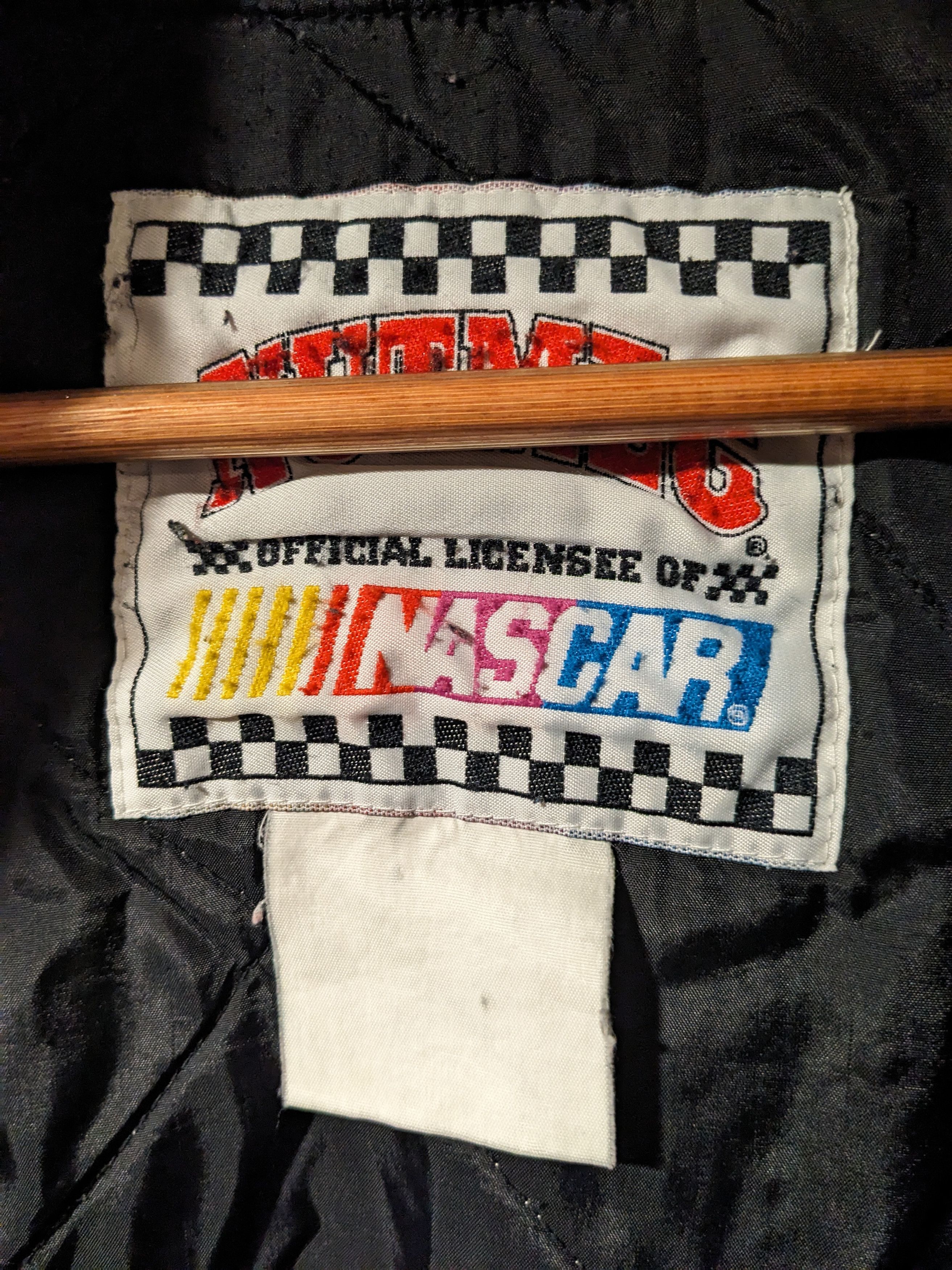 NASCAR × Vintage Vintage 90s Rusty Wallace Nascar Speedway Black Large Jacket Size US L / EU 52-54 / 3 - 5 Thumbnail