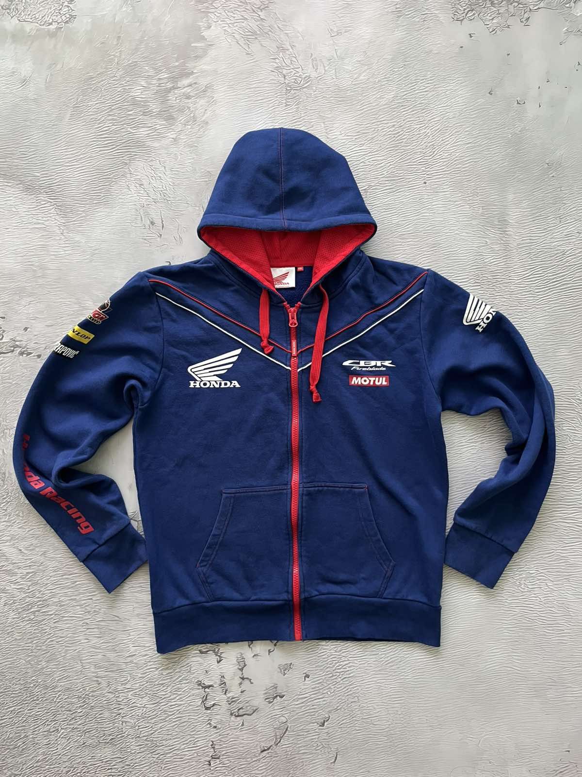 Honda Honda Racing Motul Dunlop CBR Zip Hoodie Moto Blue | Grailed