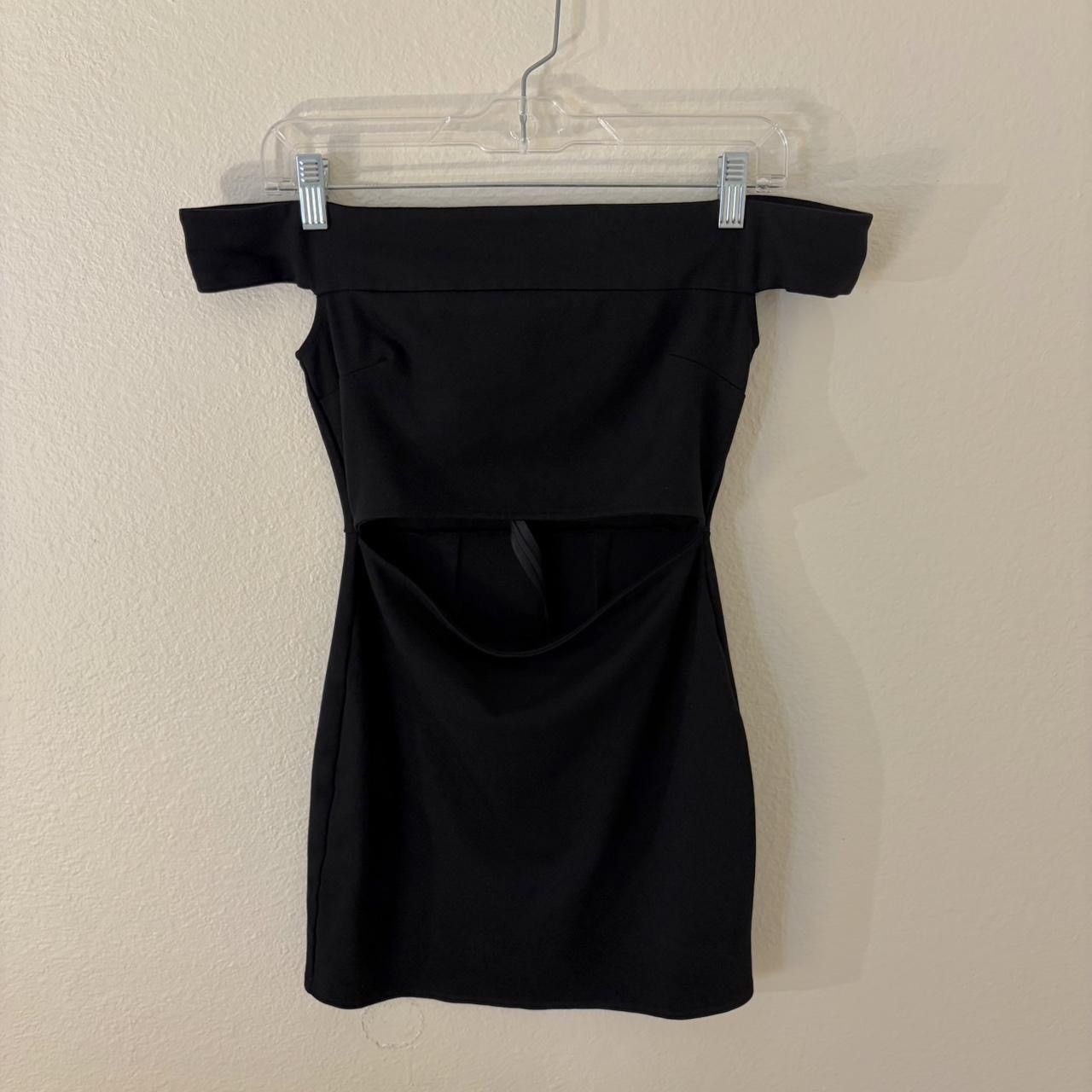 silence and noise black mini dress Camera Shy Mini Dress