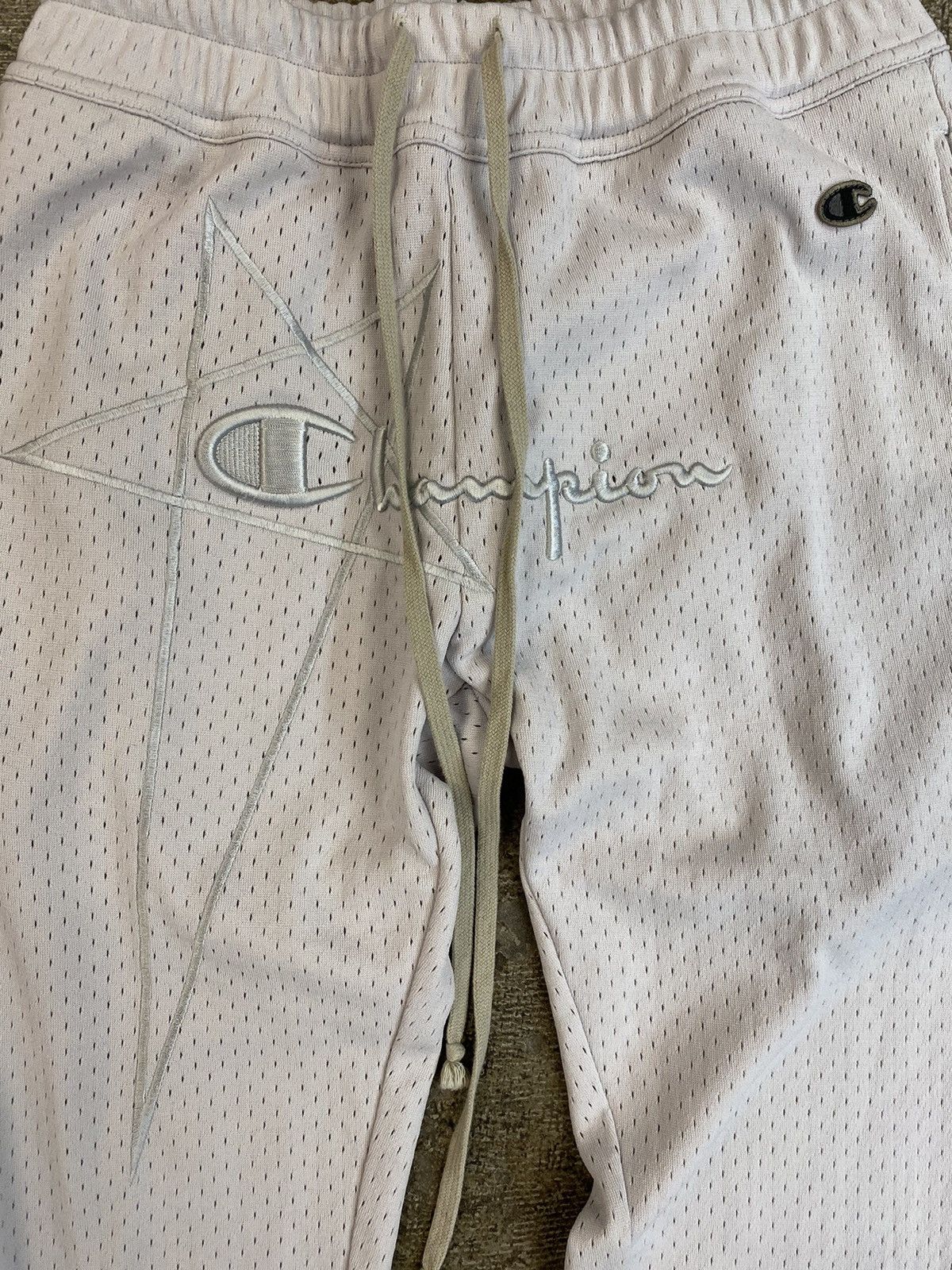 Champion × Rick Owens Rick Owen’s X Champion Mesh Pants Joggers X-SMALL Size US 29 - 2 Thumbnail