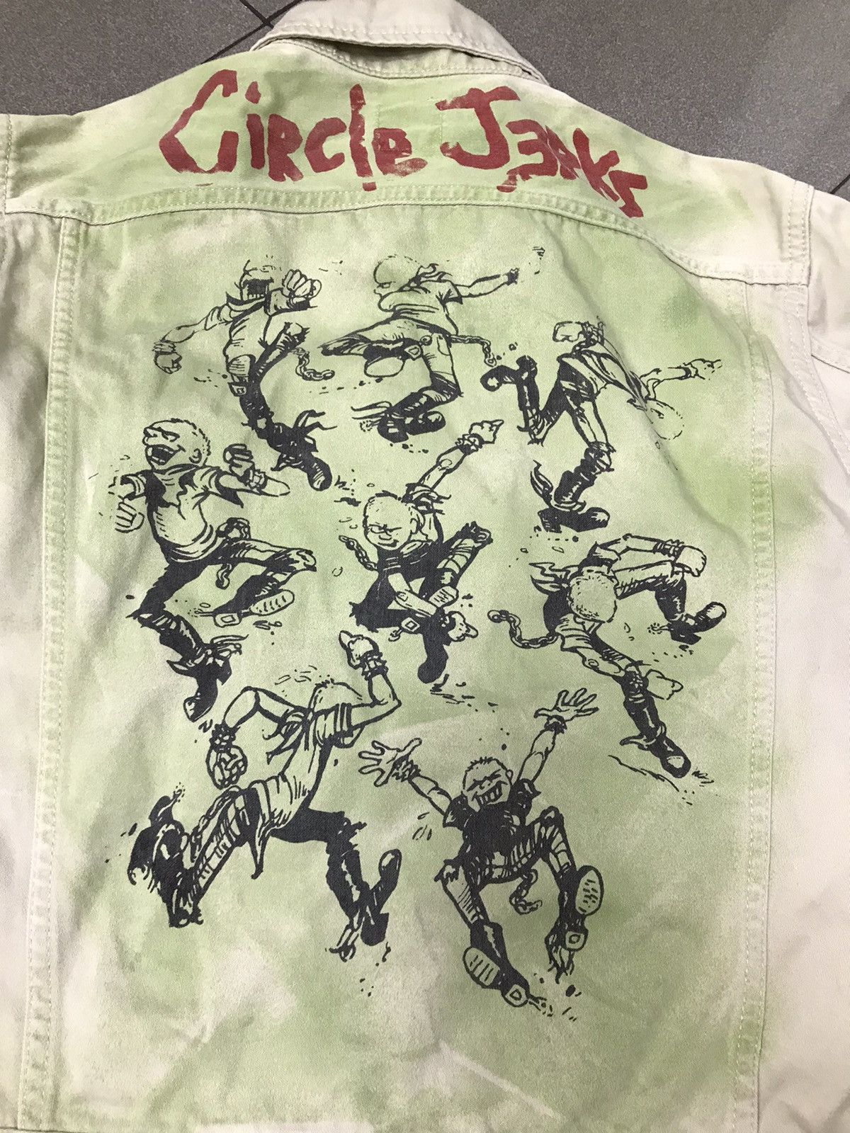 Band Tees × Lee Lee jacket custom circle jerks…. Size US M / EU 48-50 / 2 - 7 Thumbnail