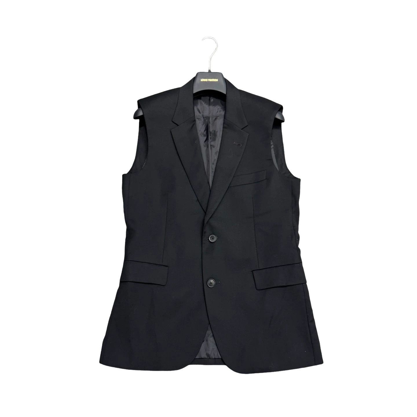 Paul Smith Paul Smith Black Wool Tailored Vest Size 36 Size 36R - 1 Thumbnail