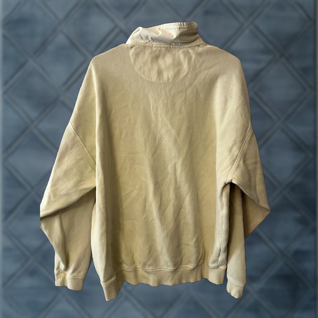 Tommy Bahama Tommy Bahama Relax Sweater Men XL 1/4 Zip Pullover Long Sleeve Yellow Size US XL / EU 56 / 4 - 1 Thumbnail