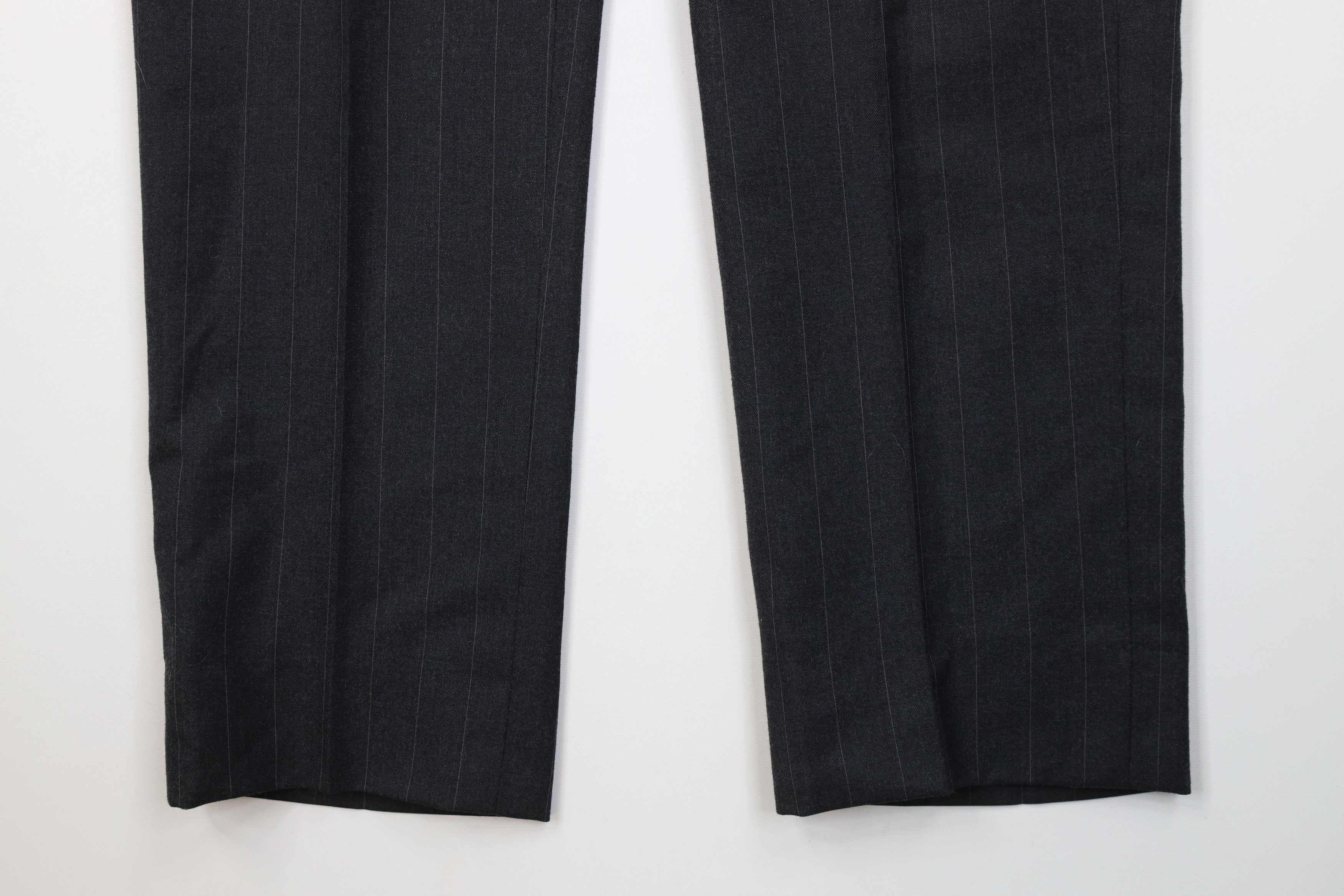 Vintage Vintage 70s Streetwear Knit Pinstriped Chino Pants Trousers Size US 34 / EU 50 - 4 Thumbnail
