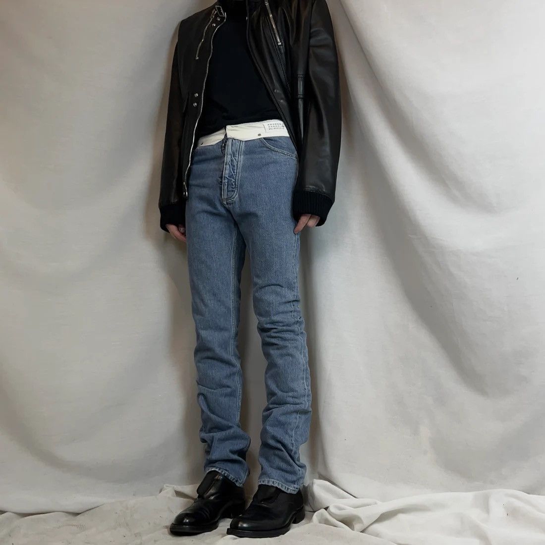 Maison Margiela Maison Margiela Deconstructed Waist Jeans - AW18 Size US 29 - 2 Thumbnail