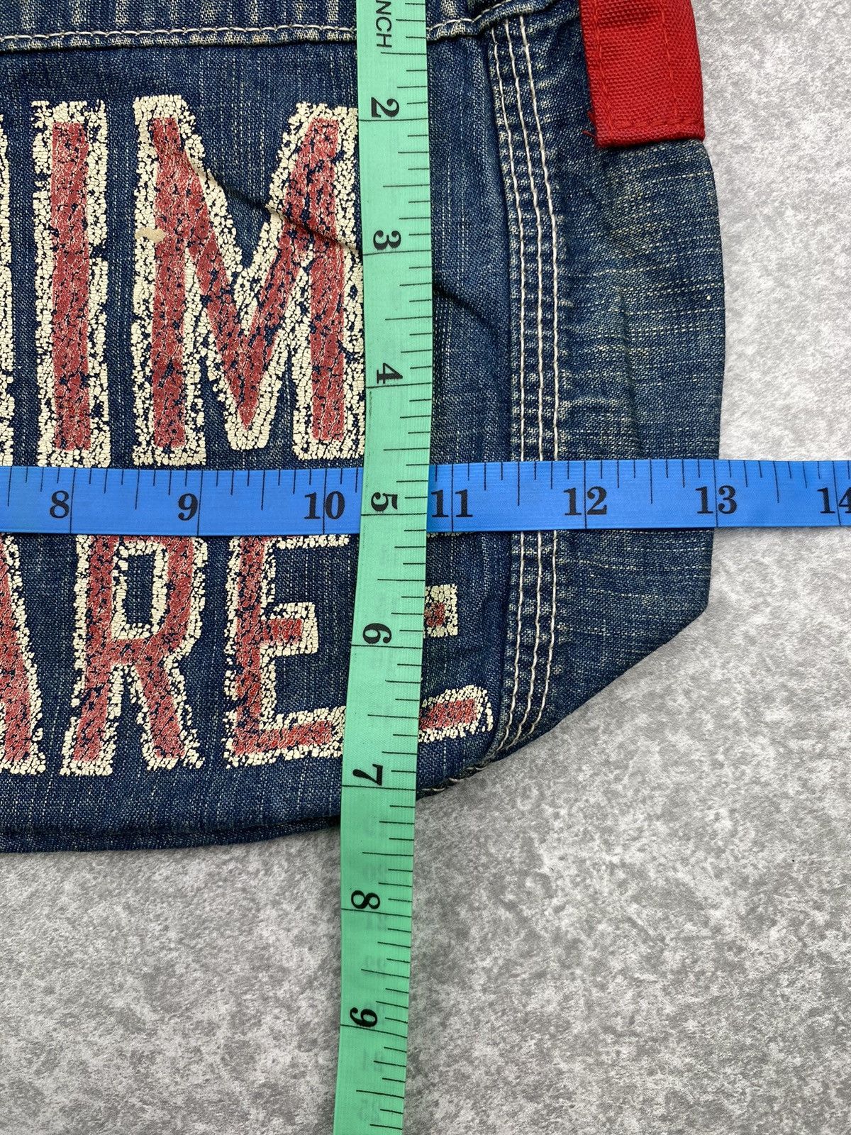 Japanese Brand Denim Dungaree Slingbag B142 Size ONE SIZE - 2 Thumbnail