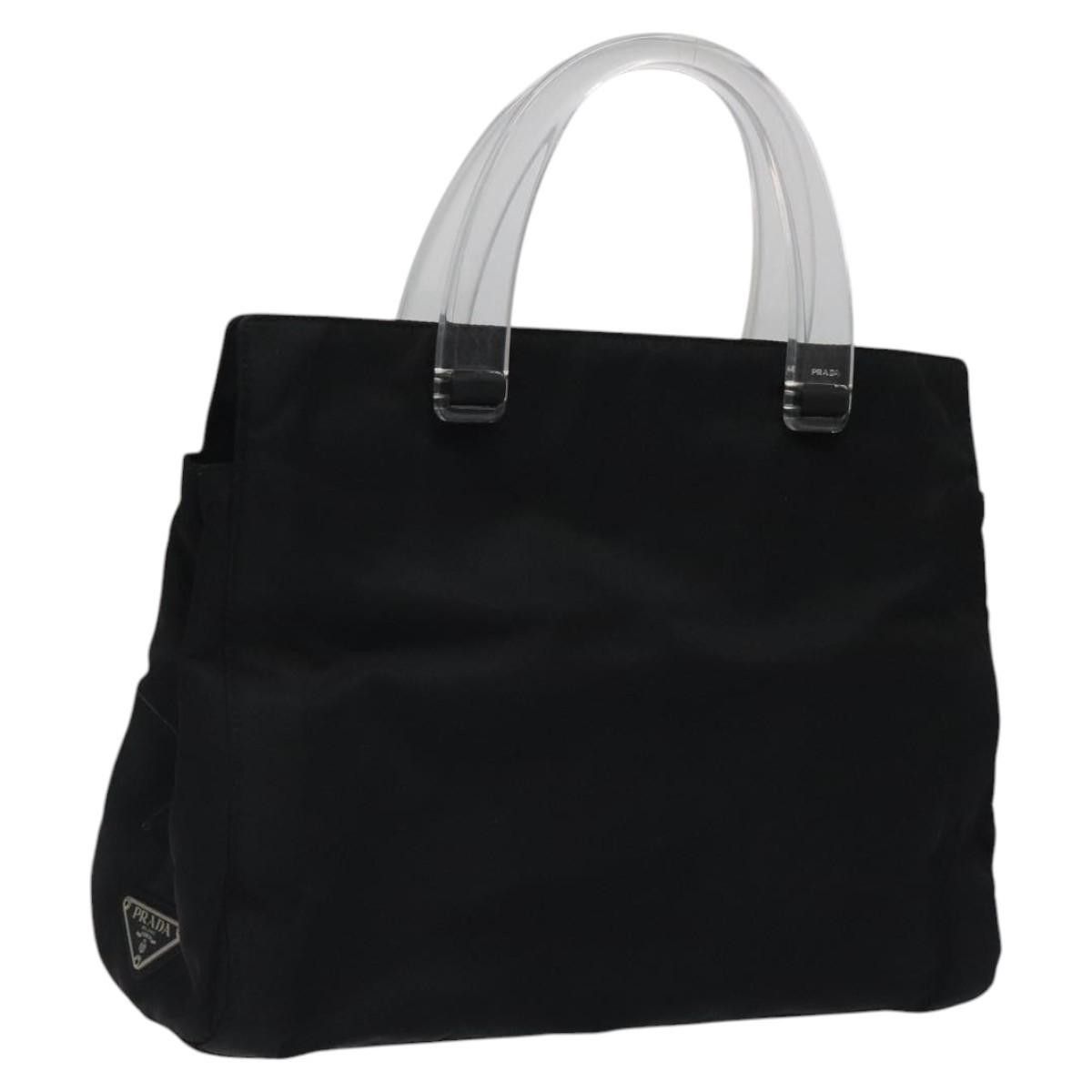 Prada Prada Resin Handle Tote Tessuto Size ONE SIZE - 1 Thumbnail