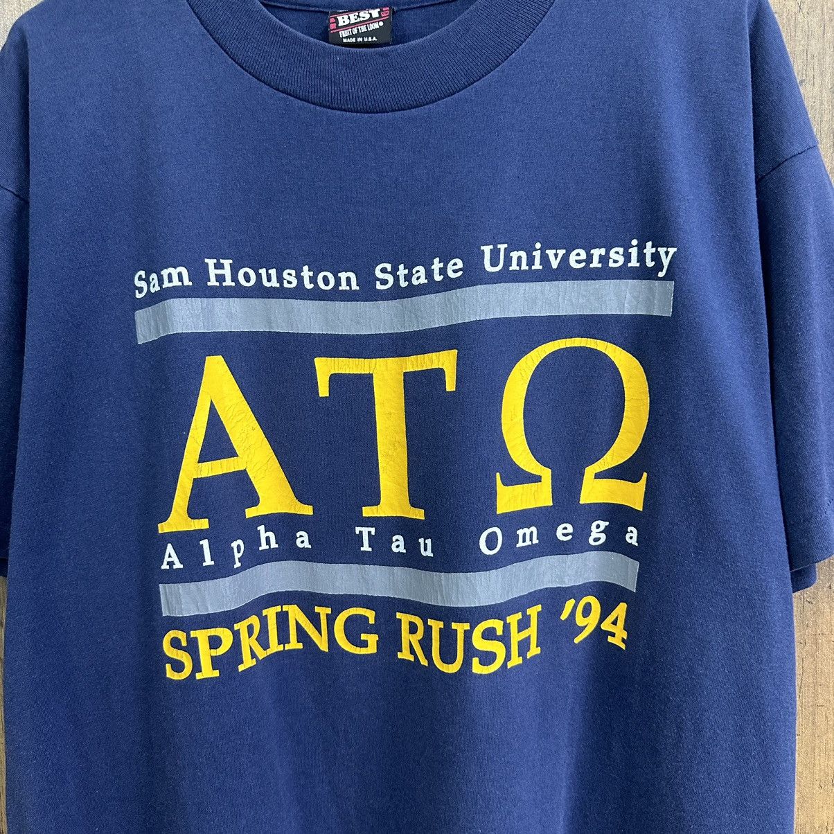 Vintage Vintage Sam Houston State University 90s Tshirt A810 Size US XL / EU 56 / 4 - 3 Thumbnail