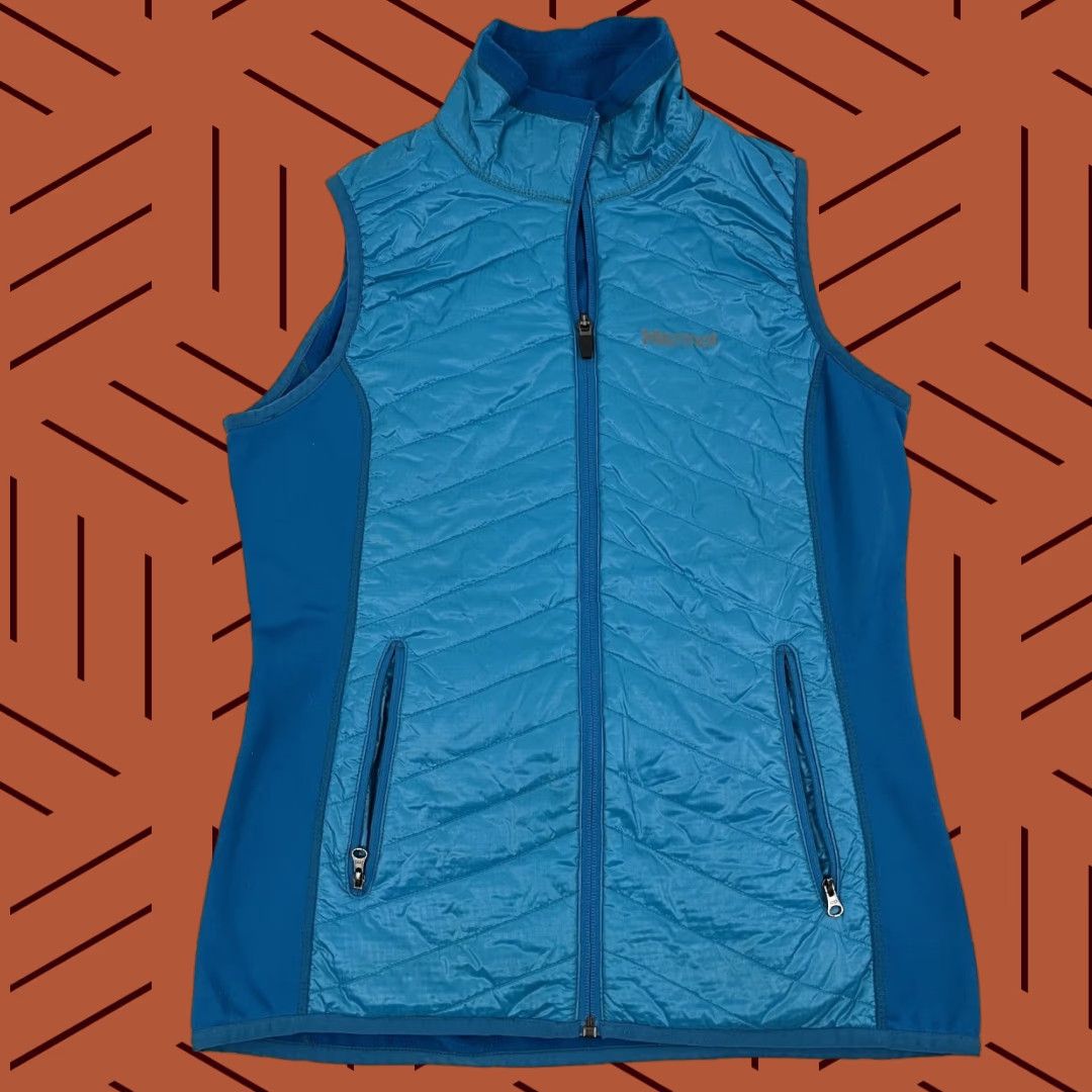 Marmot Marmot Vest Womens Small Blue Hybrid Insulated Primaloft Puffer Hiking Size S / US 4 / IT 40 - 1 Thumbnail