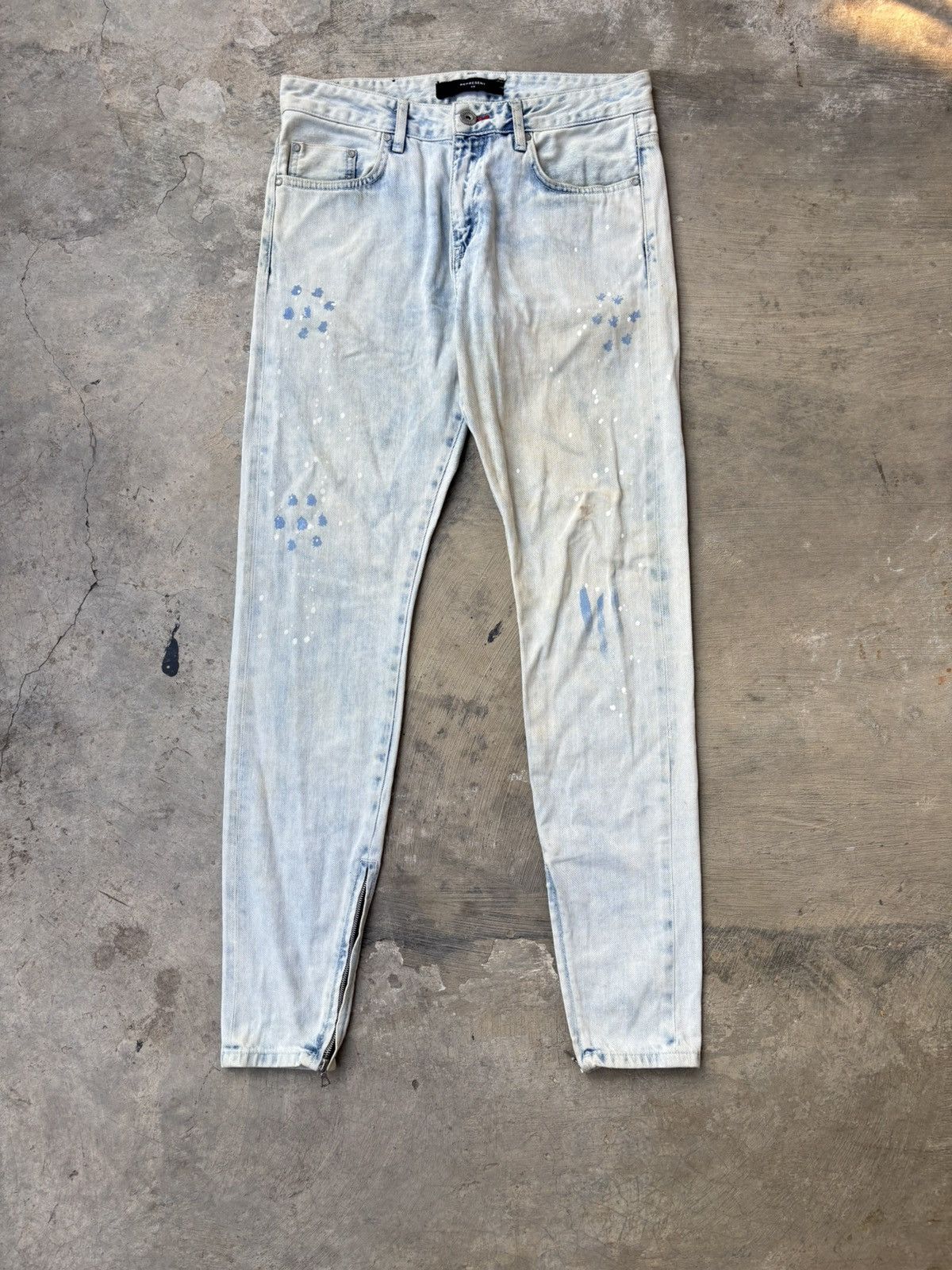 Represent Clo. Represent Basic Selvedge Denim New Acid Blue Size US 32 / EU 48 - 4 Thumbnail