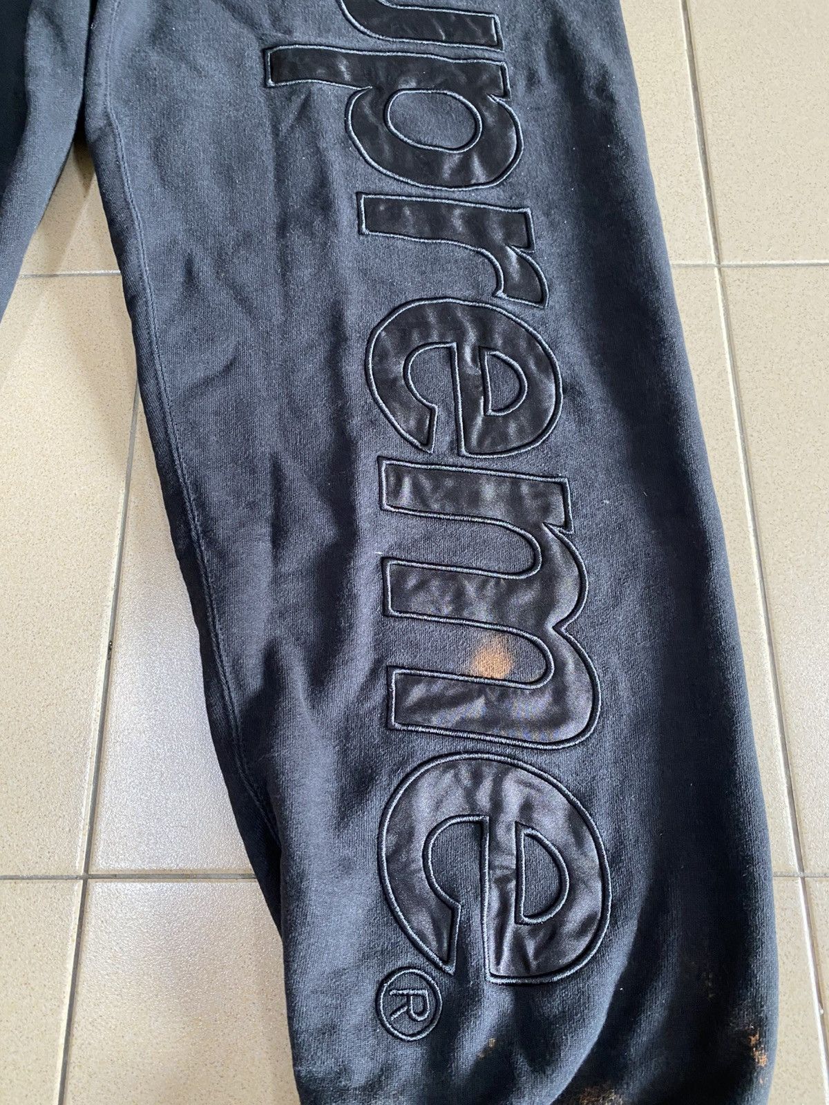 Supreme Supreme sweatpants big logo embroidered Size US 32 / EU 48 - 6 Thumbnail