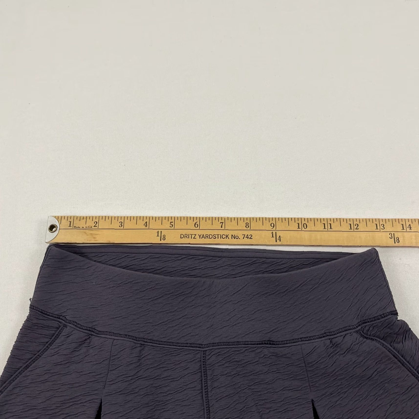 Lululemon Lululemon Can You Feel The Pleat Pants Women Size 6 Cropped Wide-Leg 19" Purple Nylon Blend Pockets Athleisure Yoga Womens Size 28" / US 6 / IT 42 - 5 Thumbnail