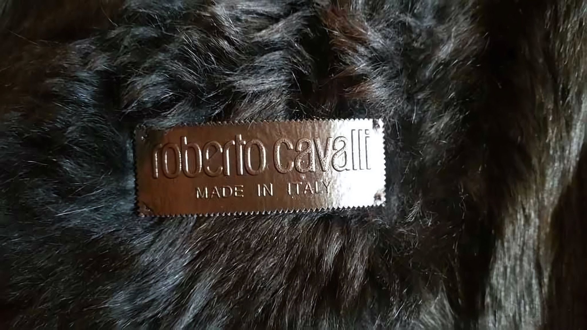 Roberto Cavalli BEAVER FUR SUEDE LEATHER HEAVY COAT Size US L / EU 52-54 / 3 - 4 Thumbnail