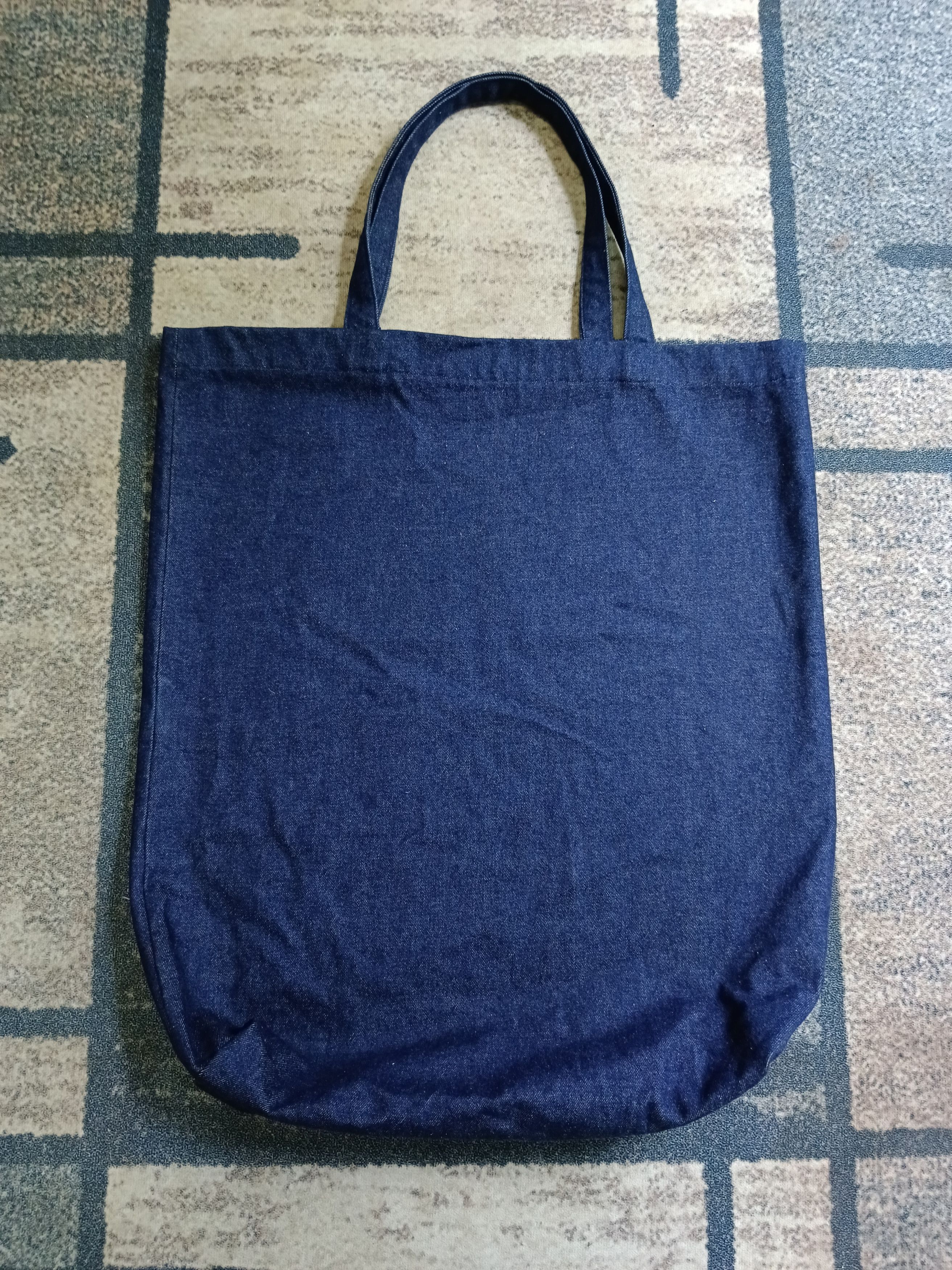 Blue Blue Japan TOTE BAG LARGE INDIGO DENIM SLEVEDGE Size ONE SIZE - 3 Thumbnail