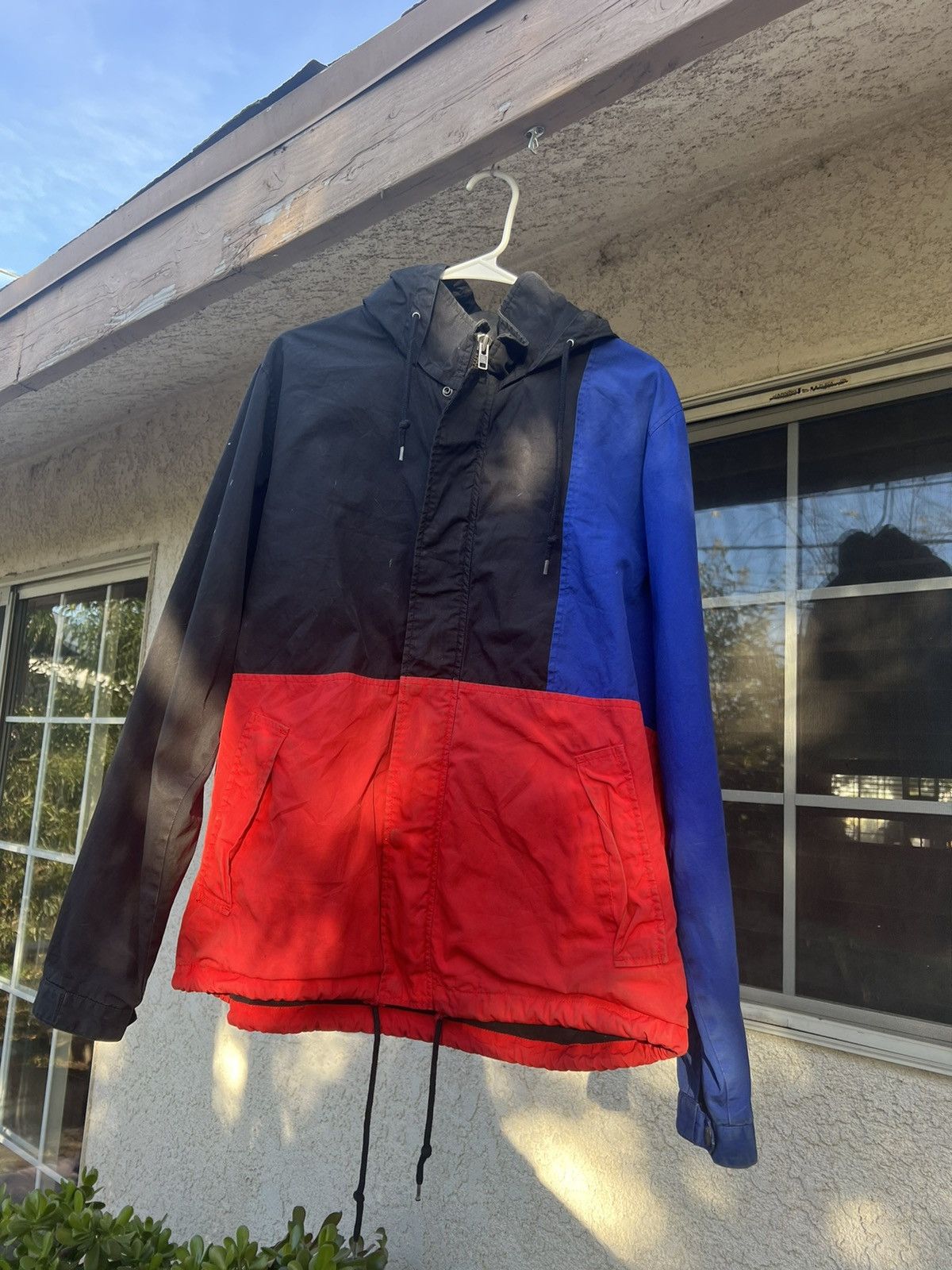 image of Supreme Paneled Parka in Black, Men's (Size Large)