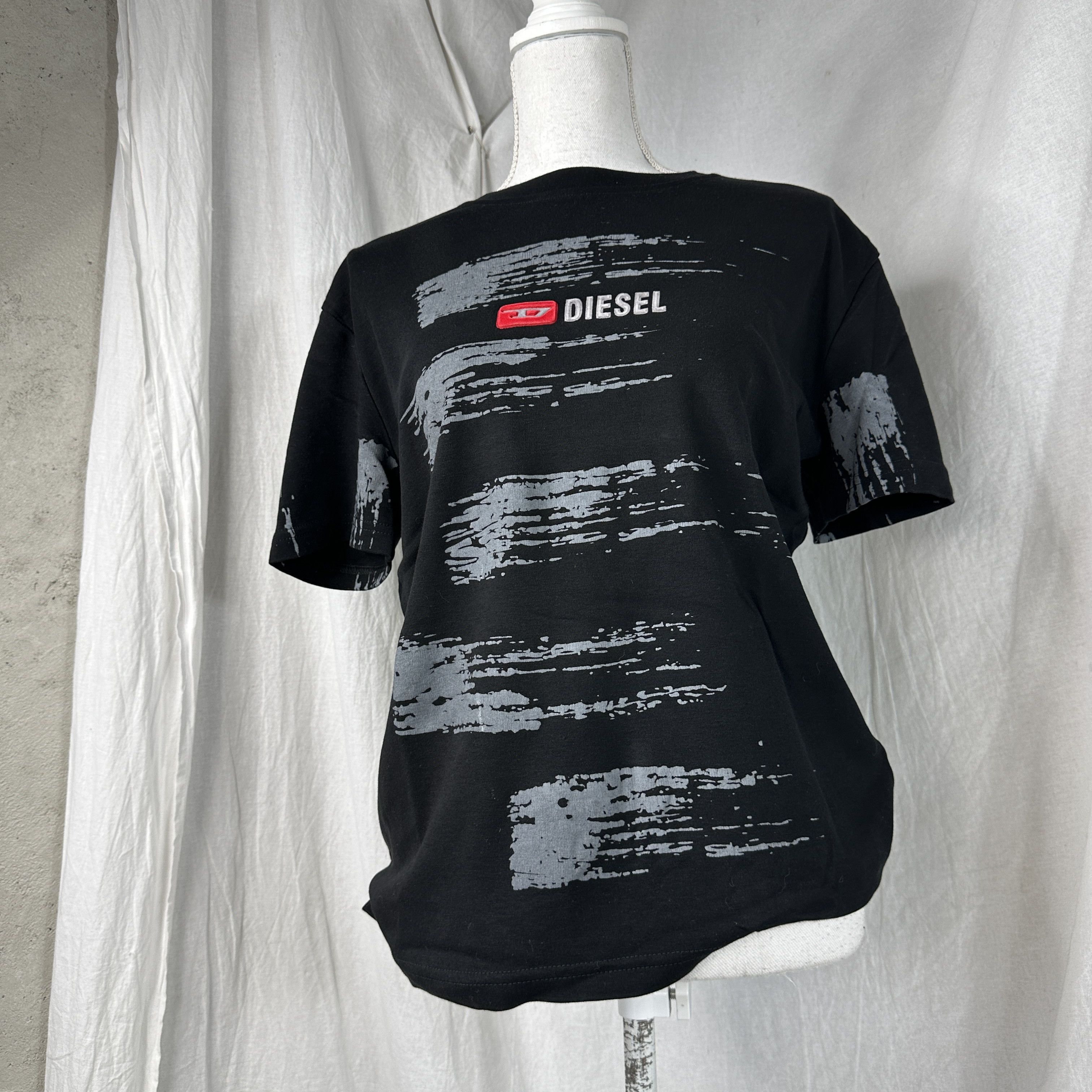 Diesel × Vintage Vintage 00s Casual Grunge Biker Diesel T-shirt Size US L / EU 52-54 / 3 - 4 Thumbnail