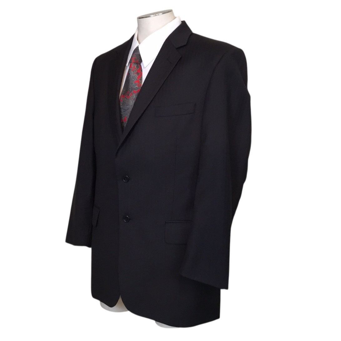 Jos. A. Bank Joseph A. Bank Suit Coat 42 Reg Black Signature Collection Size US L / EU 52-54 / 3 - 4 Thumbnail