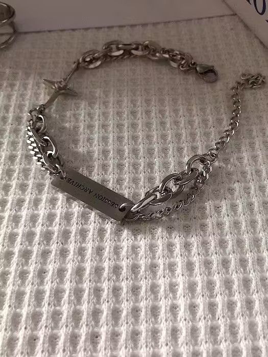 Designer Vintage patchwork pendant bracelet Size ONE SIZE - 4 Thumbnail