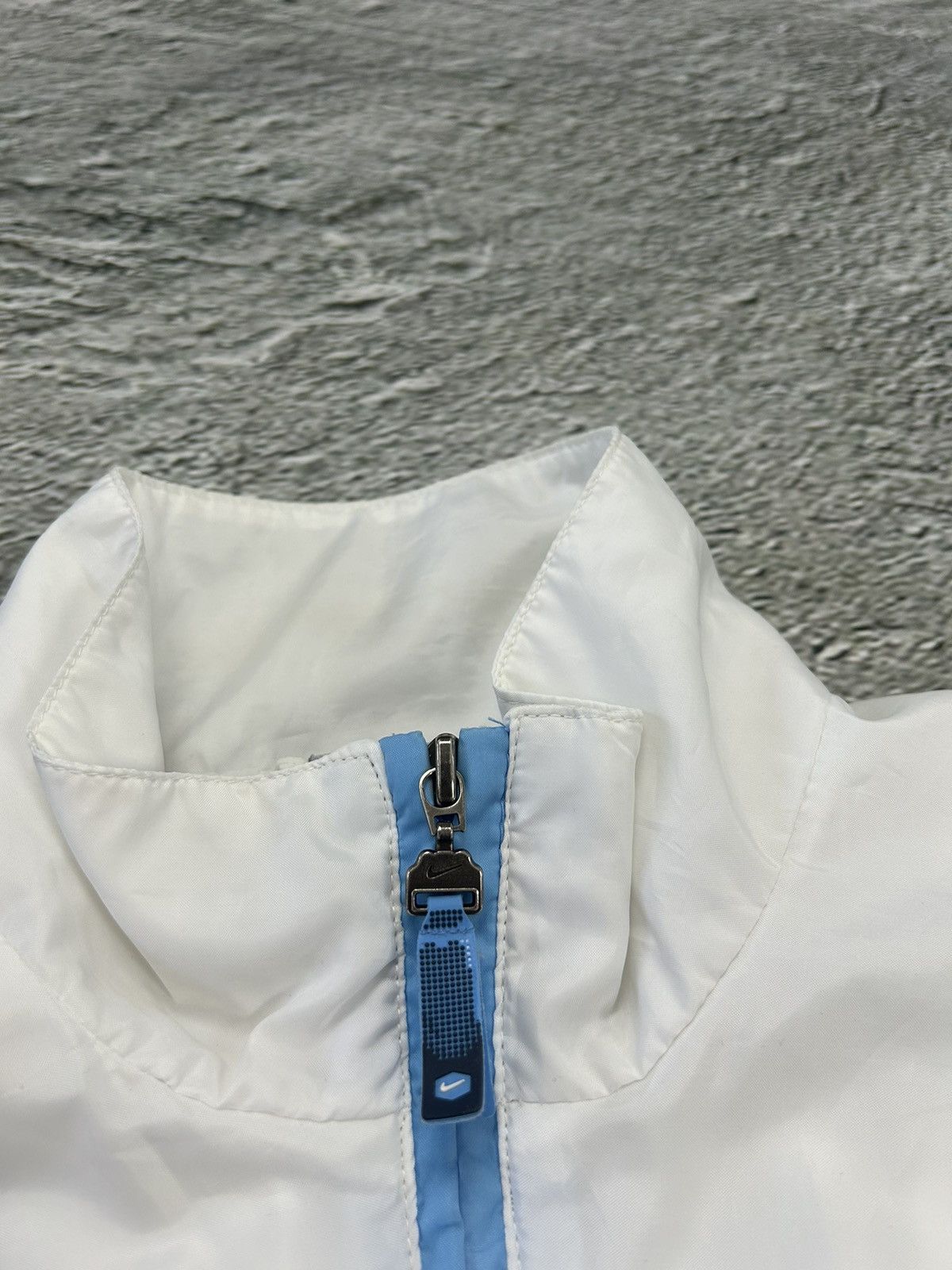 Nike Nike track jacket nylon baby blue white vintage drill Y2K TN Size US M / EU 48-50 / 2 - 3 Thumbnail