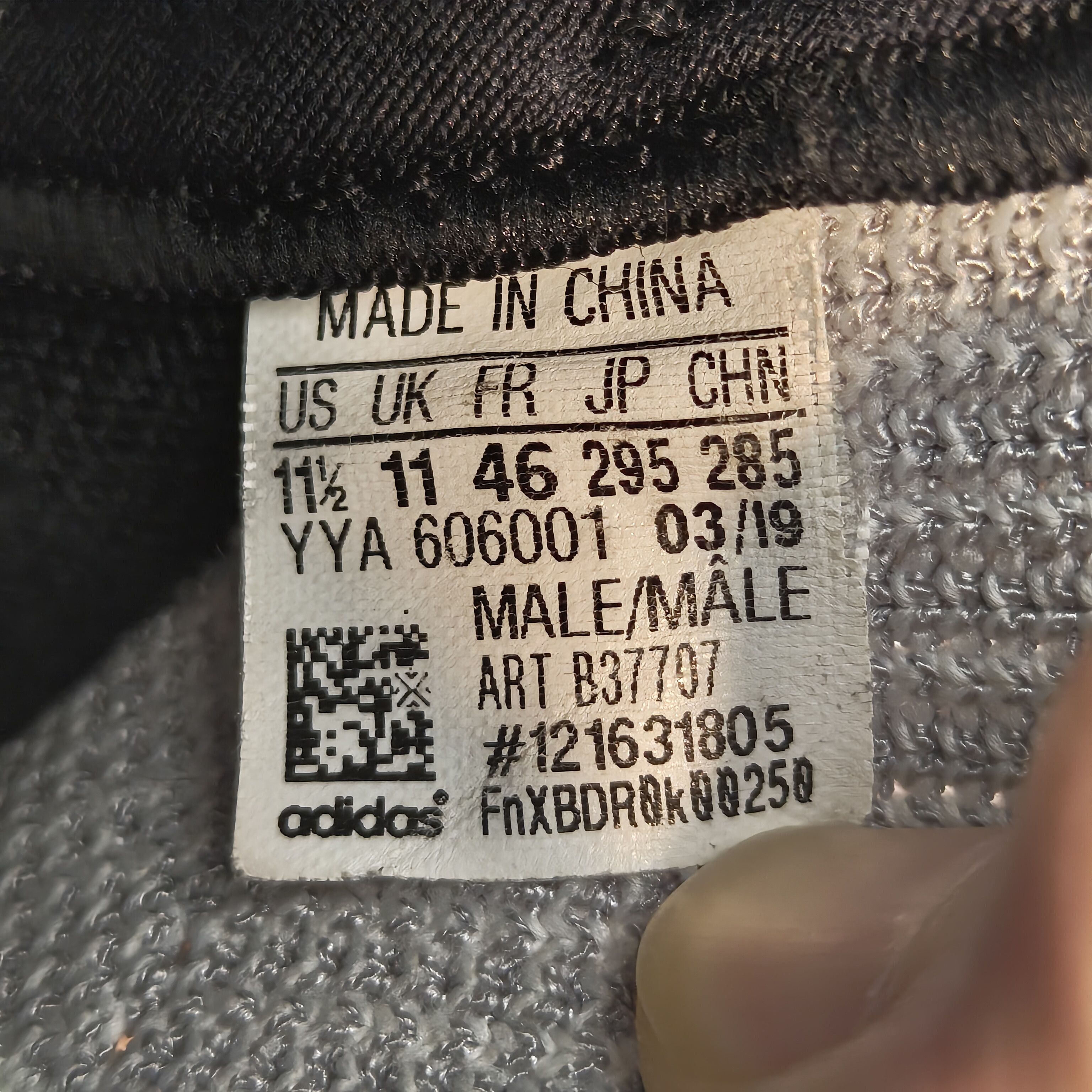 Adidas Adidas Ultra Boost 19 White Black Panda Oreo B37707 Size US 11.5 / EU 44-45 - 6 Thumbnail