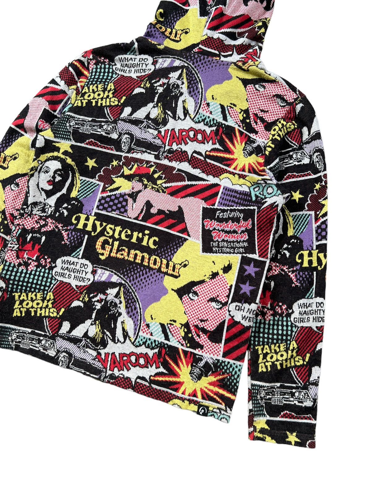 Hysteric Glamour Hysteric Glamour Overprint Zipper Hoodie Size S / US 4 / IT 40 - 8 Thumbnail