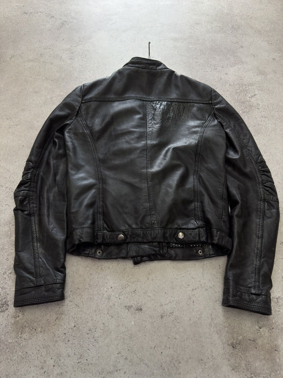 Rick Owens Vintage Multi-Zip Asymmetric Real Soft Leather Jacket Size US S / EU 44-46 / 1 - 4 Thumbnail