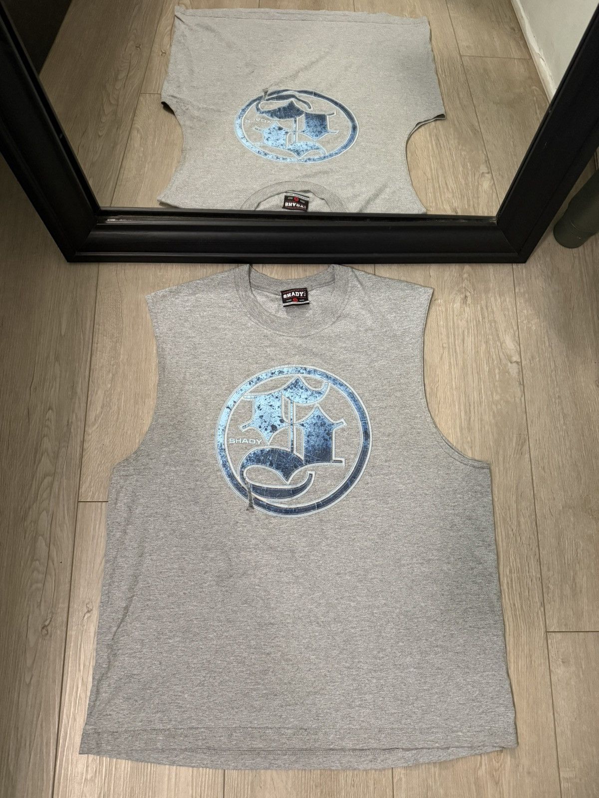Band Tees × Vintage Vintage / Y2K Eminem Slim Shady Tank Top Sleeveless Shirt Size US L / EU 52-54 / 3 - 1 Thumbnail