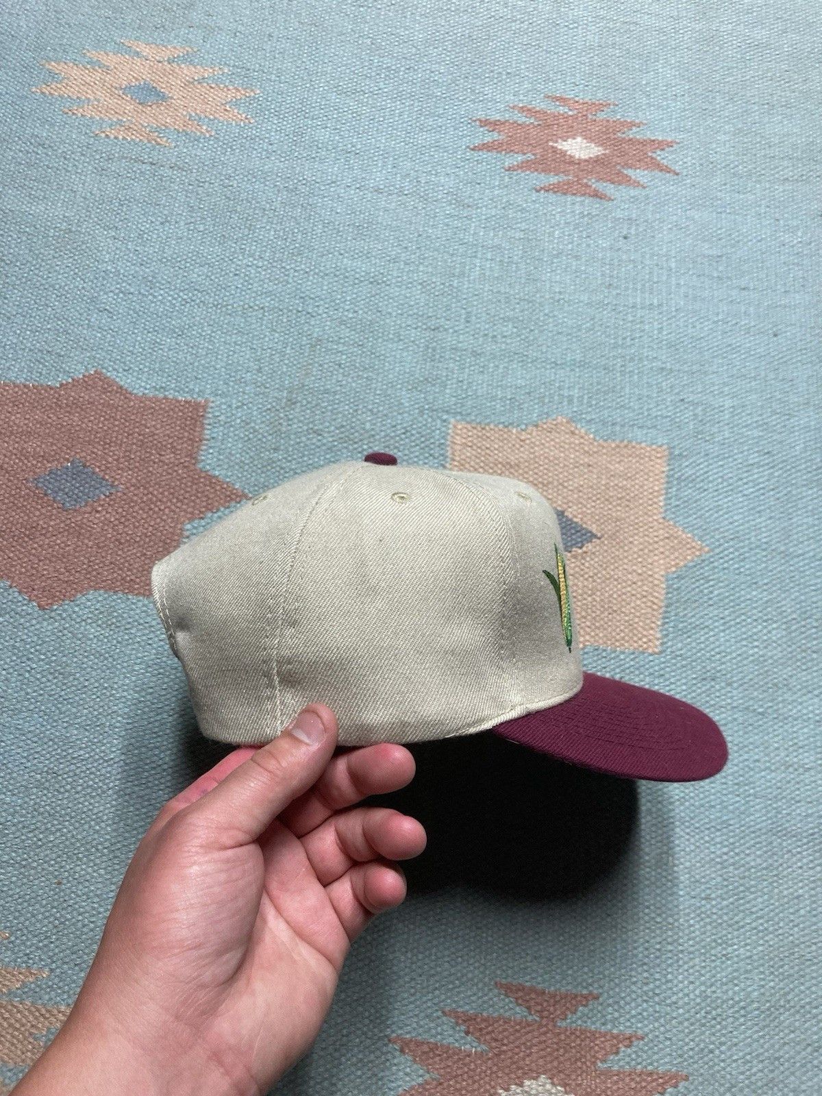 Vintage Vintage SnapBack hat bayside seeds corn farm feed Michigan Size ONE SIZE - 7 Thumbnail