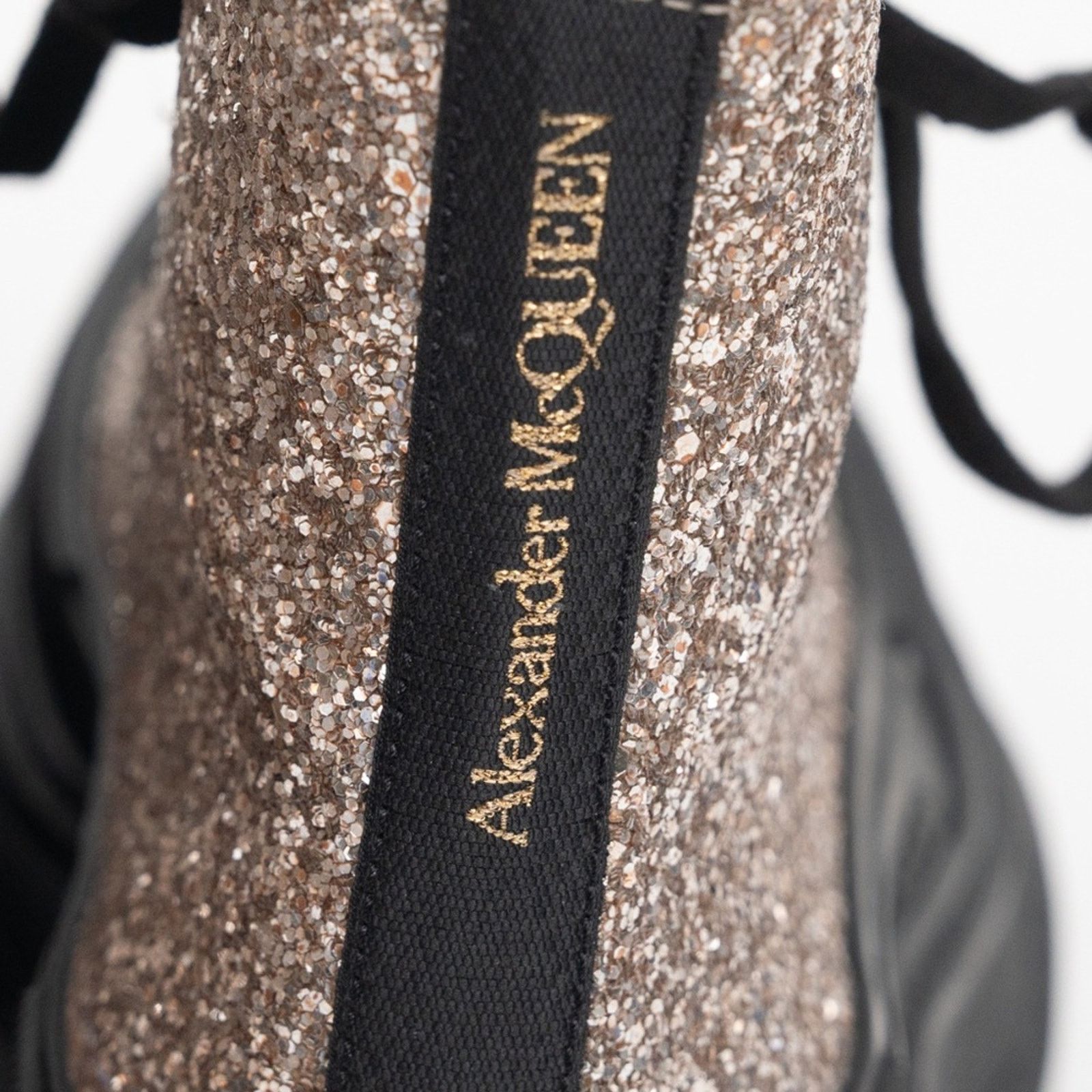 Alexander McQueen Alexander McQueen. Gitter Lug Sole Combat Boots. Size US 9 / IT 39 - 10 Thumbnail