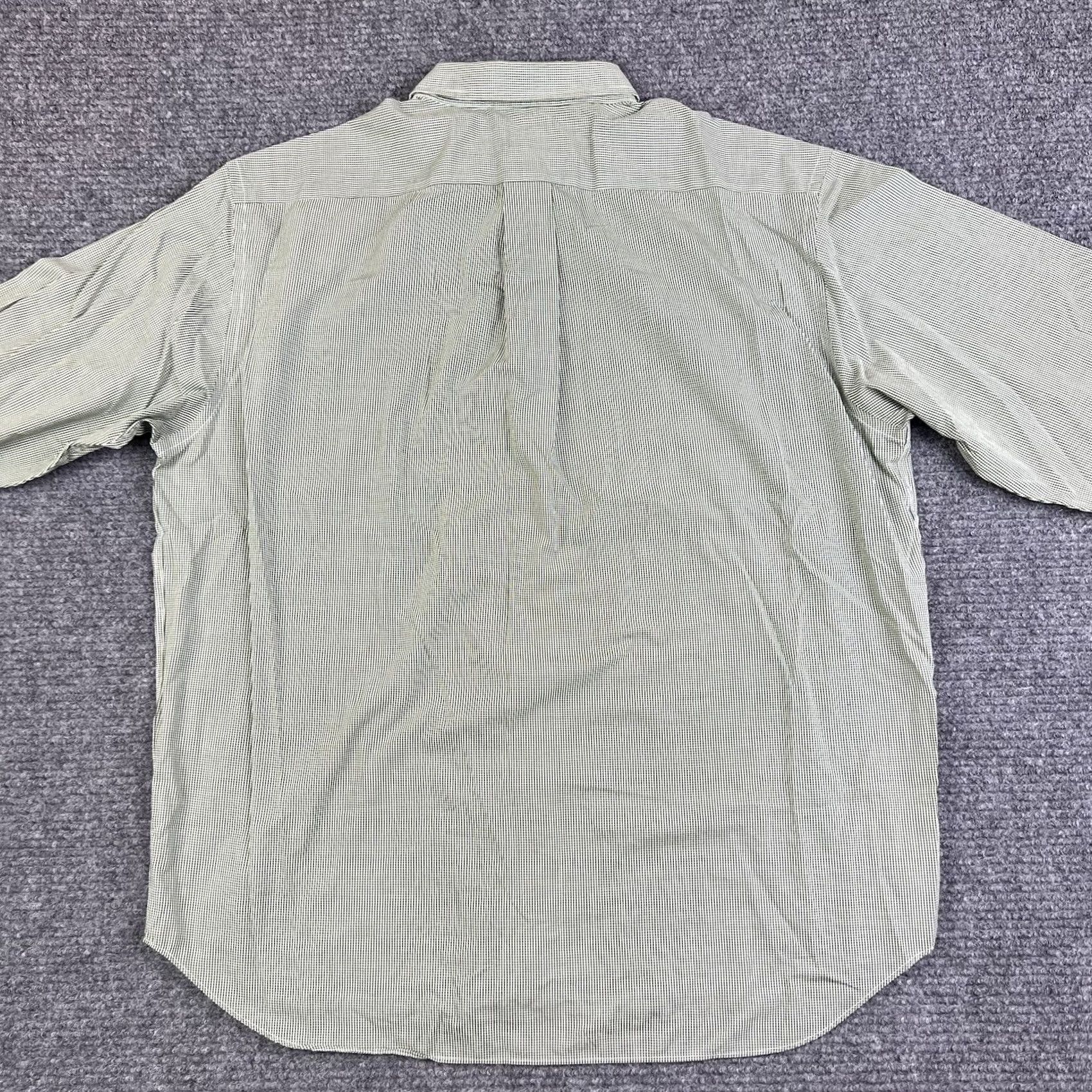 Eddie Bauer Eddie Bauer Button-Up Shirt Green XL Long Sleeve Front Pocket 100% Cotton Mens Size US XL / EU 56 / 4 - 4 Thumbnail