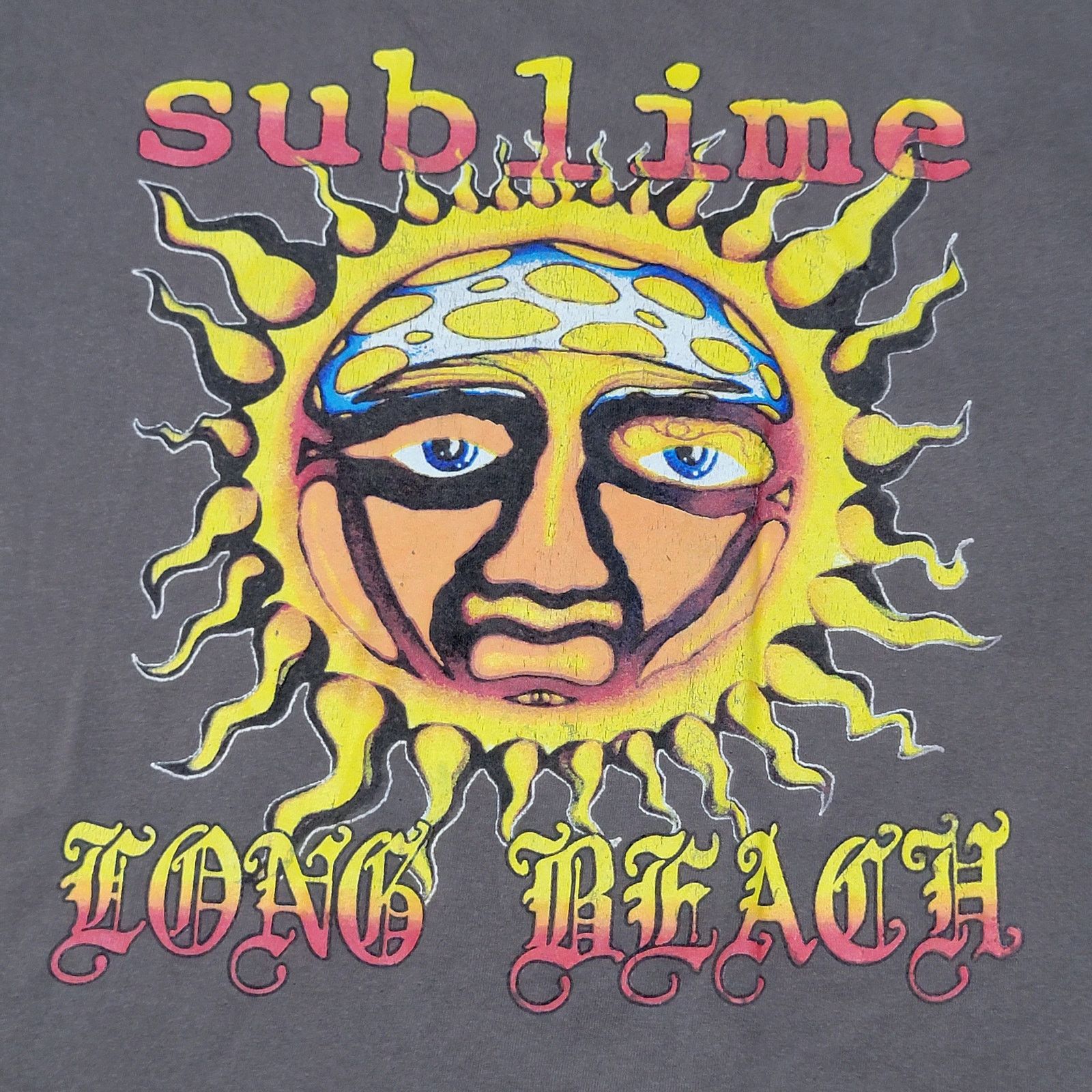 Sublime Sublime Dark Grey Unisex Tee "Long Beach" - Size Large Size US L / EU 52-54 / 3 - 2 Thumbnail