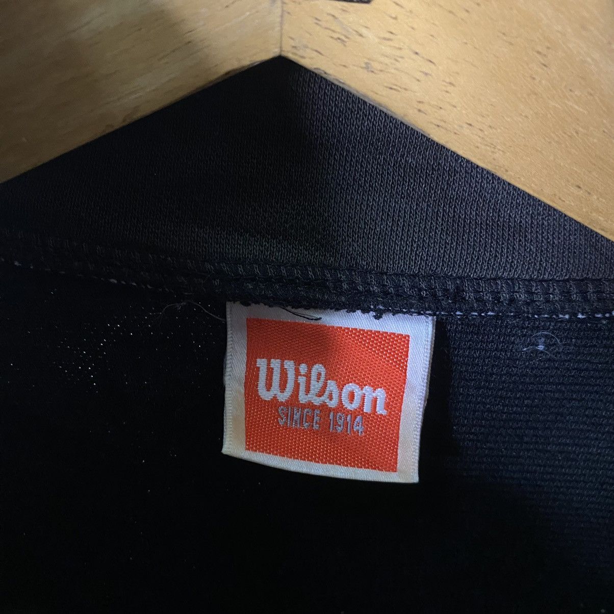Vintage × Wilson Vintage 1990s Wilson Chicago USA Half Zipper Sweatshirt Size US L / EU 52-54 / 3 - 5 Thumbnail