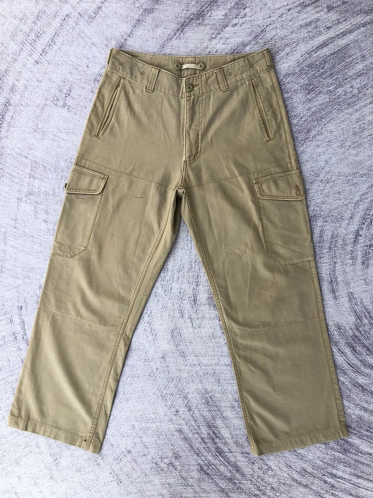 Vtge Cargo Olive Sortisso Worker Multipocket Tactical Pants
