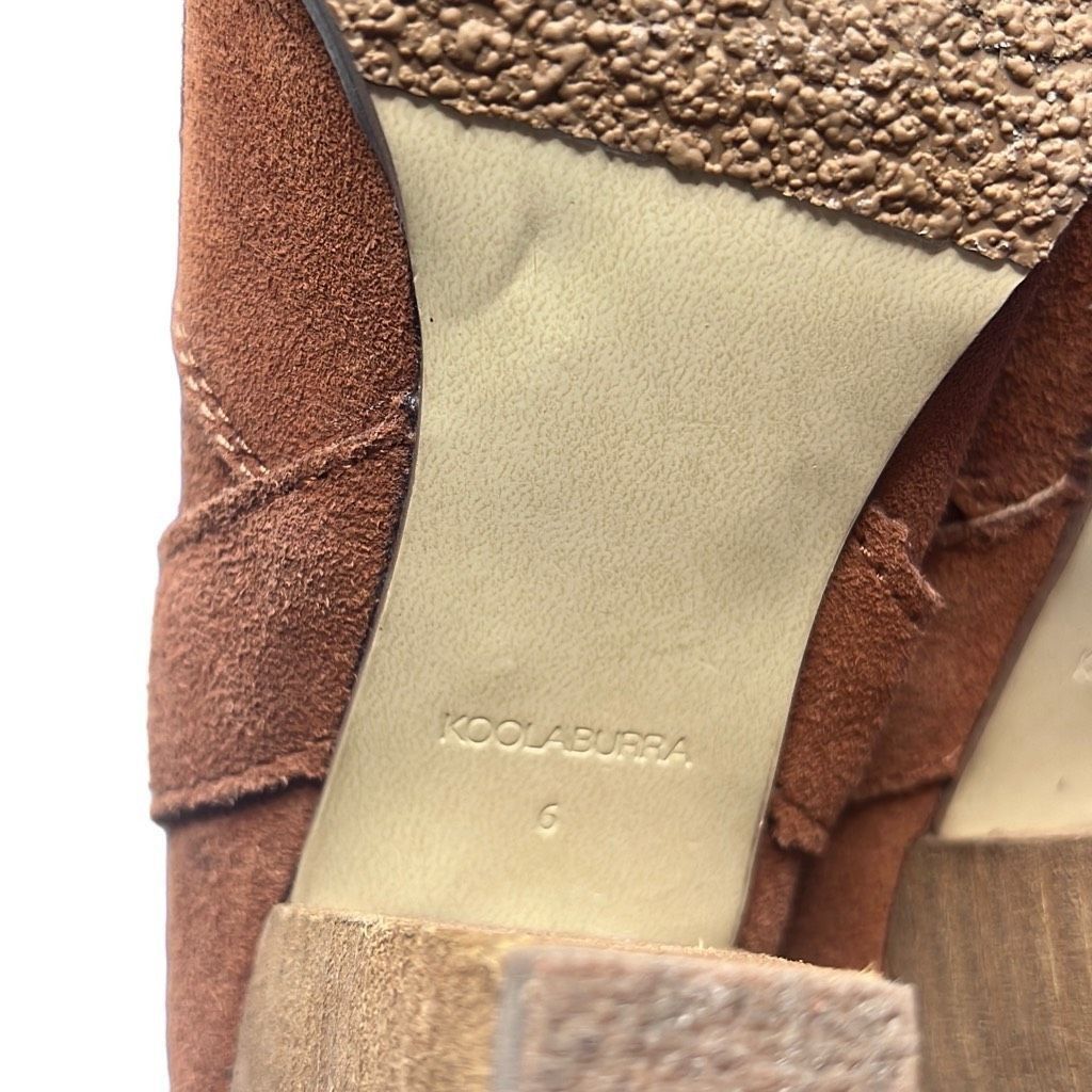 Ugg Koolaburra by Ugg Karlee Suede Fur Booties Size US 6 / IT 36 - 11 Thumbnail