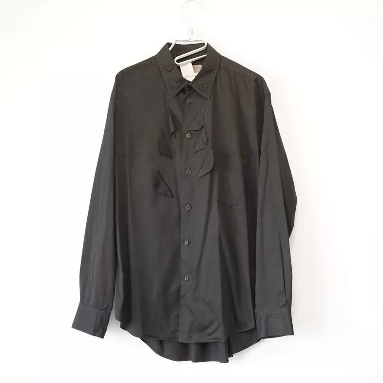 Yohji Yamamoto Yohji Yamamoto12SS Shaped Collar Shirt 2503-Nextarrow Size US XL / EU 56 / 4 - 1 Thumbnail