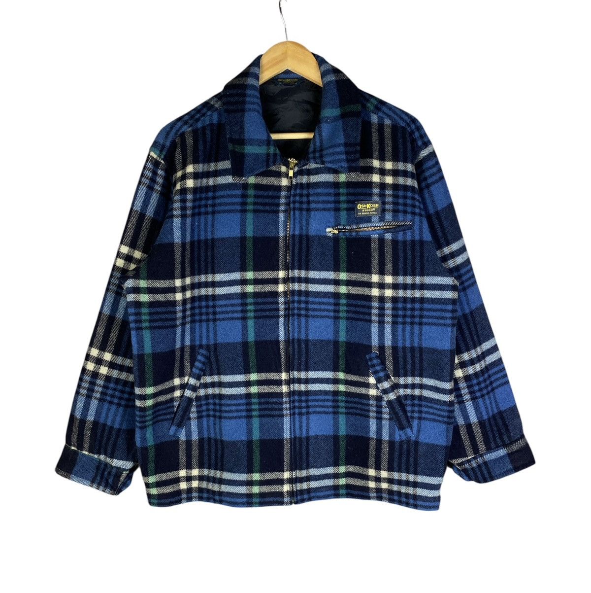 Flannel × Oshkosh OshKosh Outwear Wool Flannel Zip Up Jacket Size US M / EU 48-50 / 2 - 1 Thumbnail