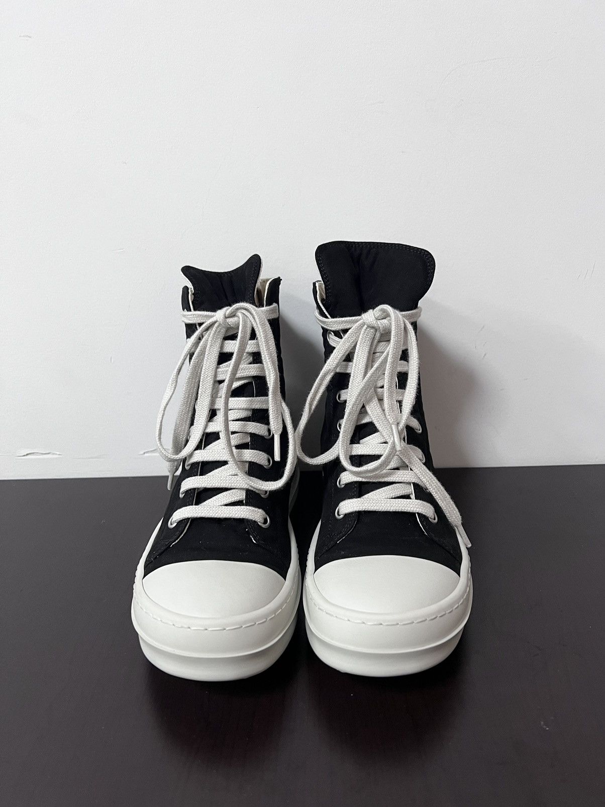 Rick Owens Drkshdw Rick owens drkshdw ramones high top sneakers sz35.5 Size US 5.5 / IT 35.5 - 3 Thumbnail