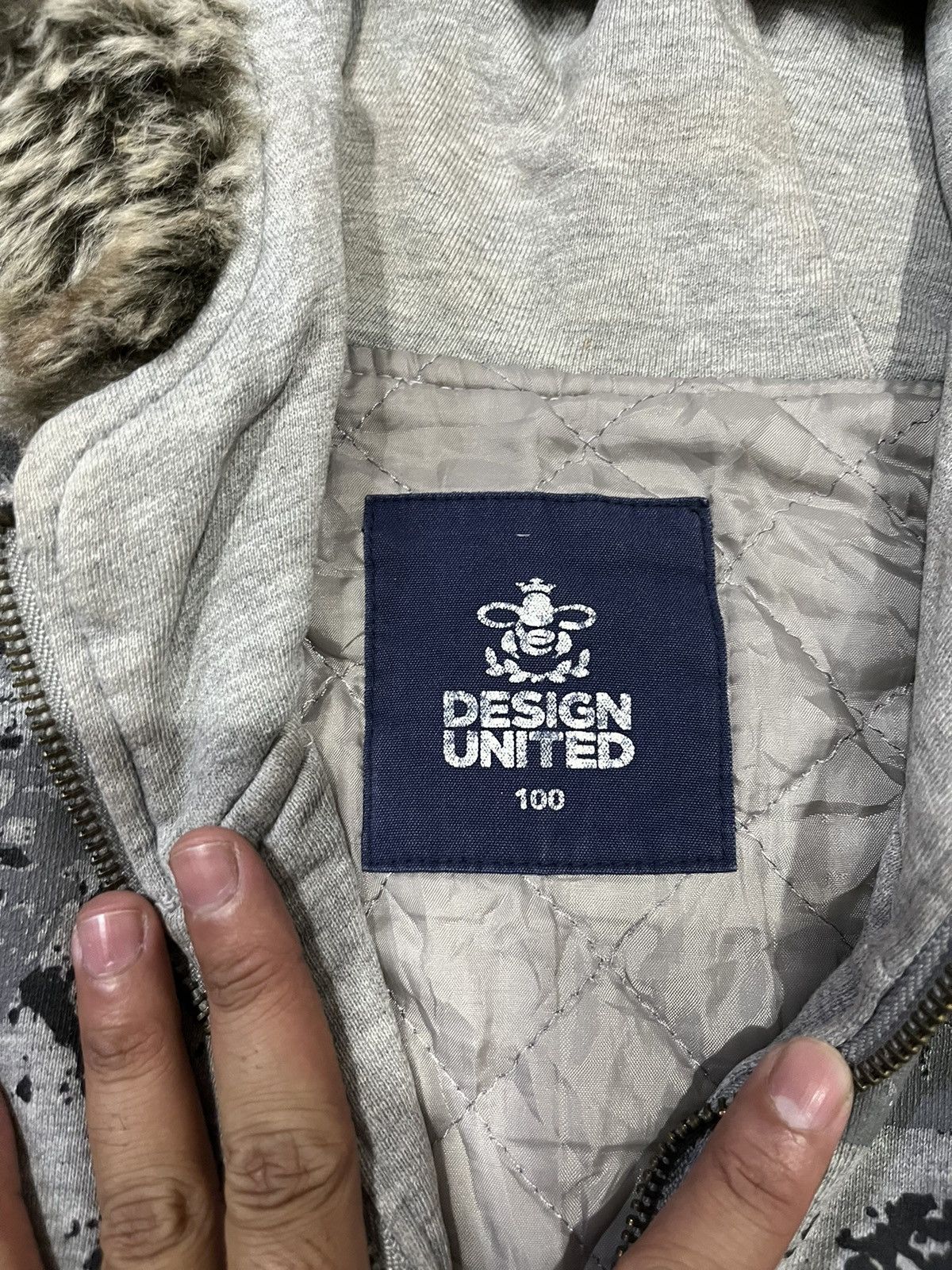 If Six Was Nine × Japanese Brand × Le Grande Bleu (L.G.B.) Design united fur hoodie ifsixwasnine lgb styled Size US L / EU 52-54 / 3 - 8 Thumbnail