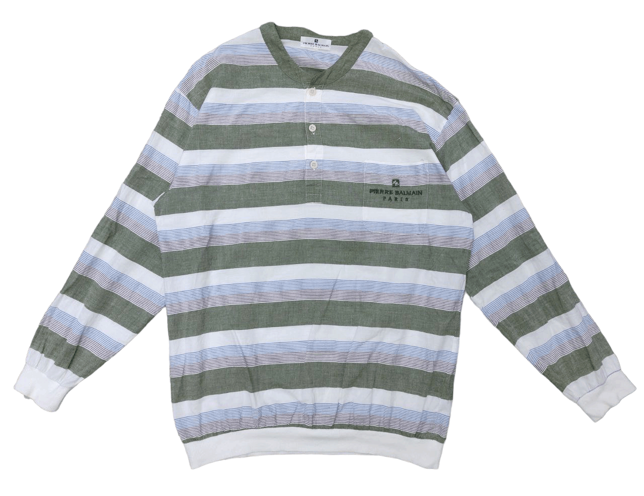 Pierre Balmain Pierre Balmain Stripes Longsleeve Size US M / EU 48-50 / 2 - 1 Thumbnail