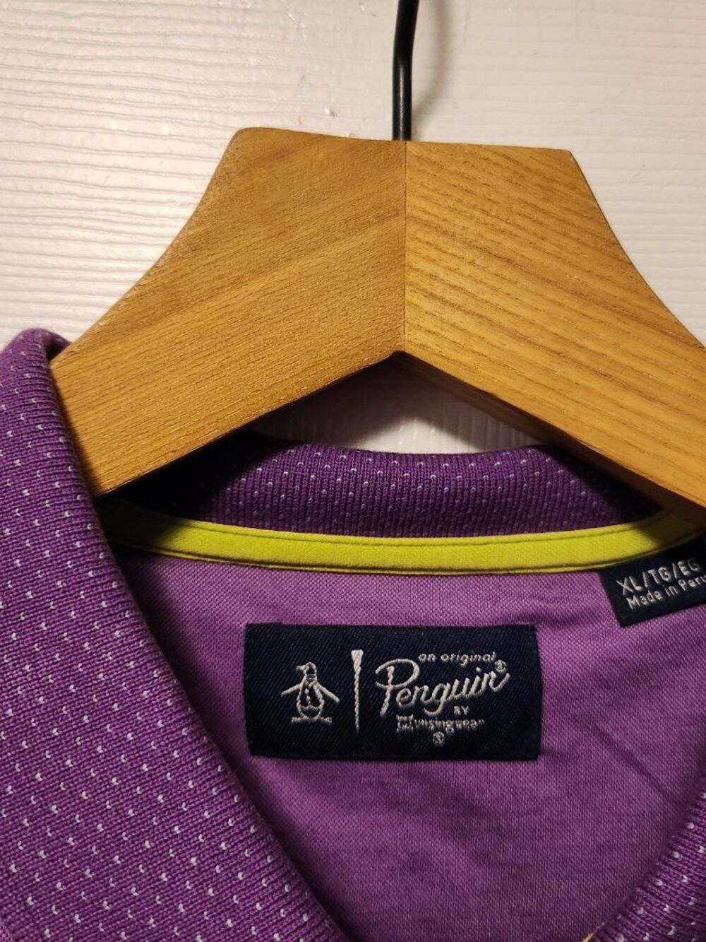 Original Penguin penguin men's 49%pima cotton 40%polyester polo shirt XL Size US XL / EU 56 / 4 - 3 Thumbnail