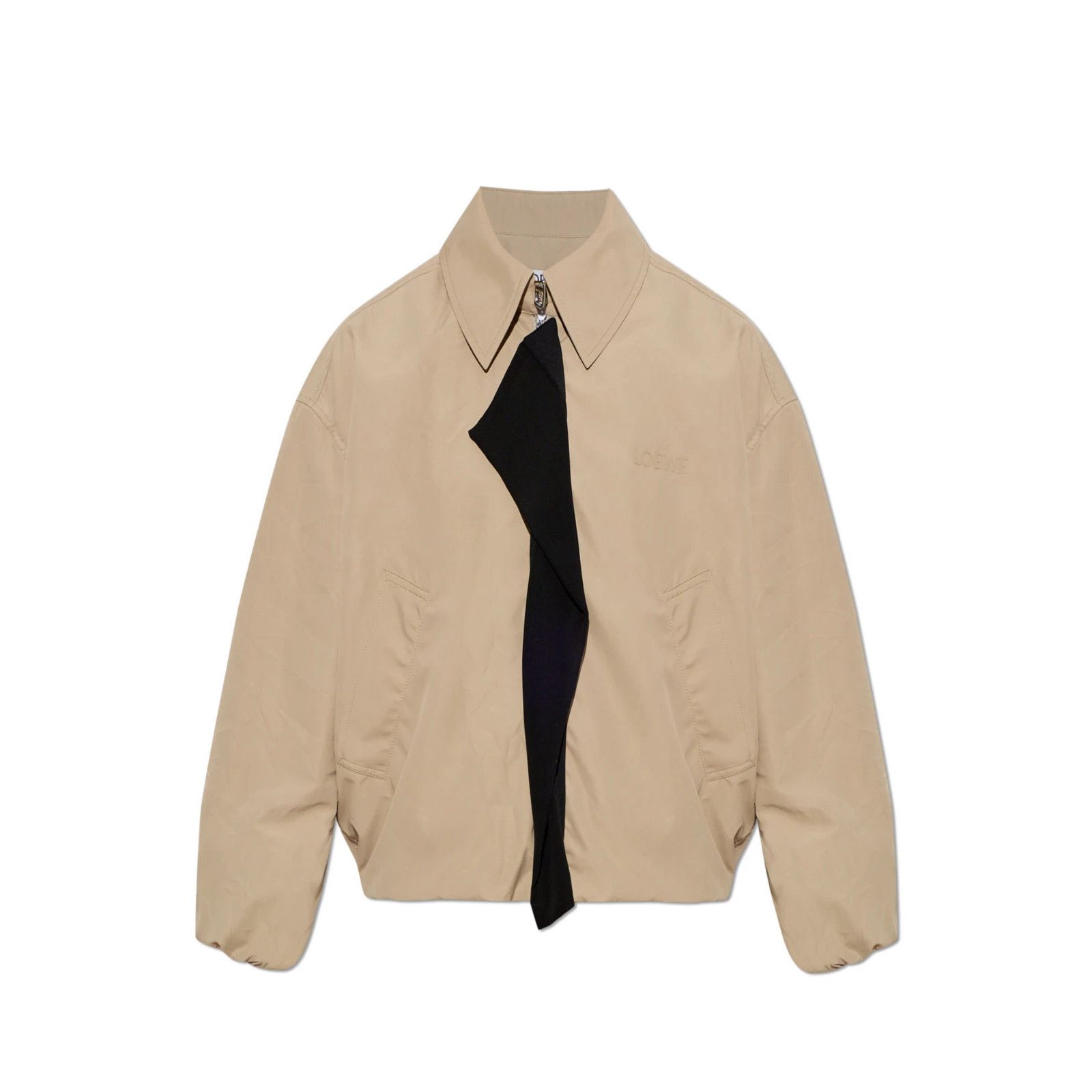 Loewe LOEWE Beige Jacket With Decorative Insert by the Zipper New Size M / US 6-8 / IT 42-44 - 1 Preview