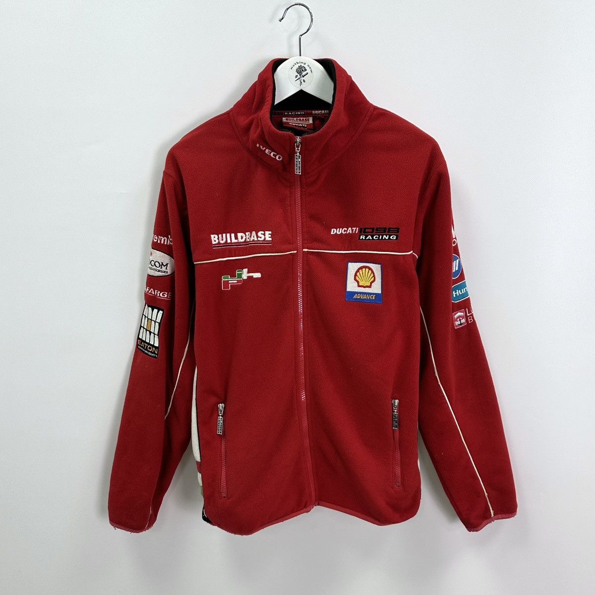 Ducati × Vintage Vintage 90s Ducati Racing BuildBase Fleece y2k hype og Italy Size US M / EU 48-50 / 2 - 1 Thumbnail