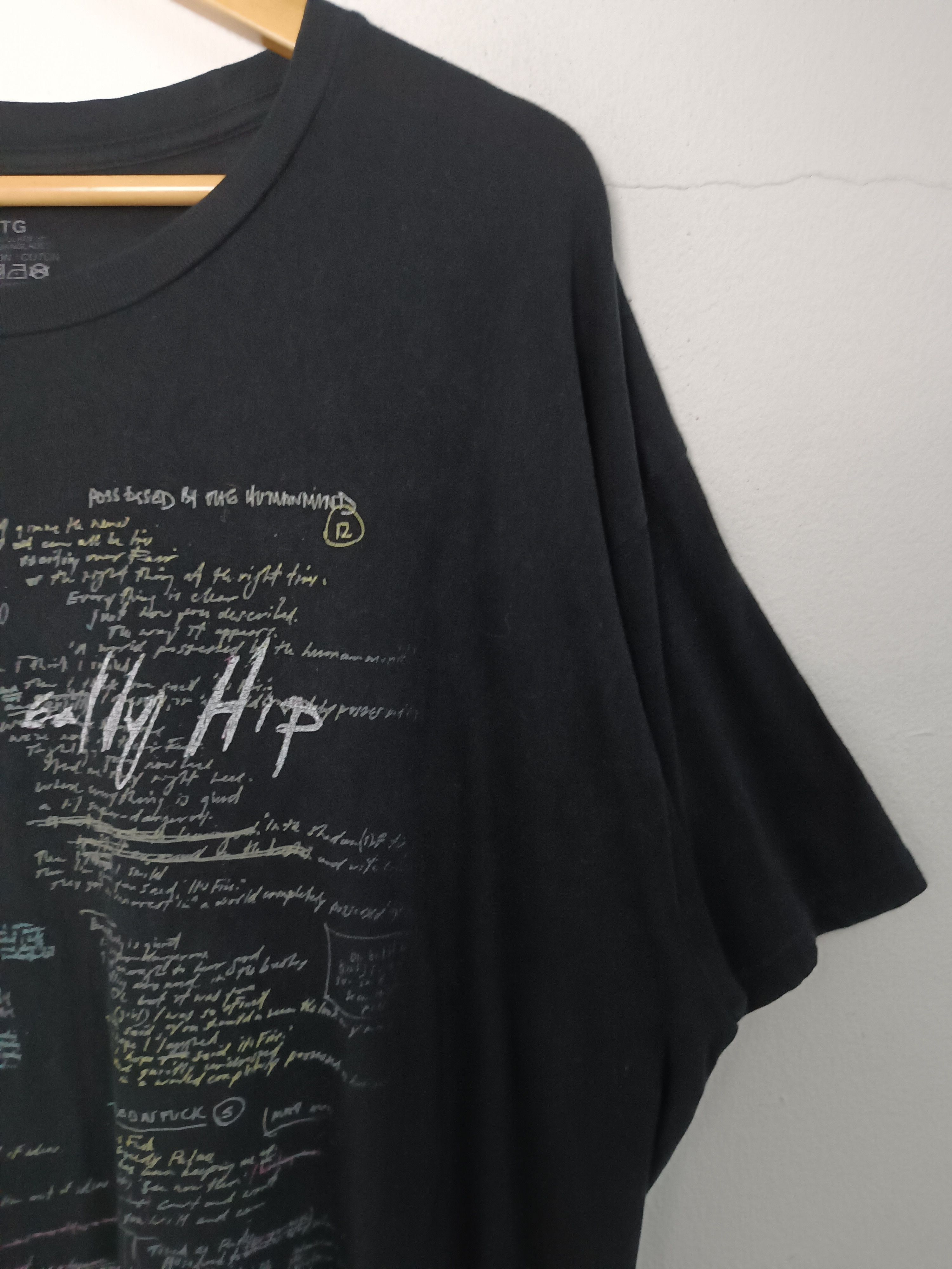 Band Tees VINTAGE THE TRAGICALLY HIP MAN MACHINE POEM TEE VERY RARE Size US XL / EU 56 / 4 - 13 Thumbnail