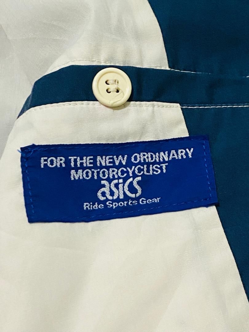 Asics × Vintage Vintage Asics Blue Washed Motorsport Lightweight Jacket Size US M / EU 48-50 / 2 - 11 Thumbnail