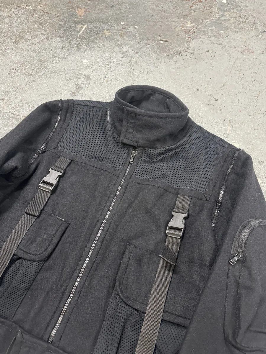 Dolce & Gabbana AW2004 Dolce & Gabbana Navy Strap Bondage Bomber Jacket with Detachable Sleeves Size US M / EU 48-50 / 2 - 8 Thumbnail