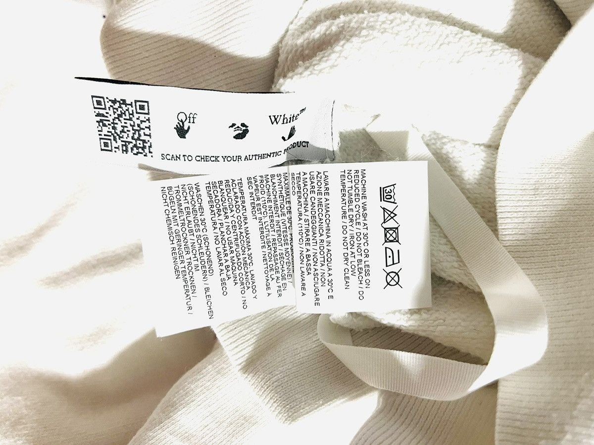 Off-White Off White Dripped Logo Sweatshirt Size US XL / EU 56 / 4 - 7 Thumbnail